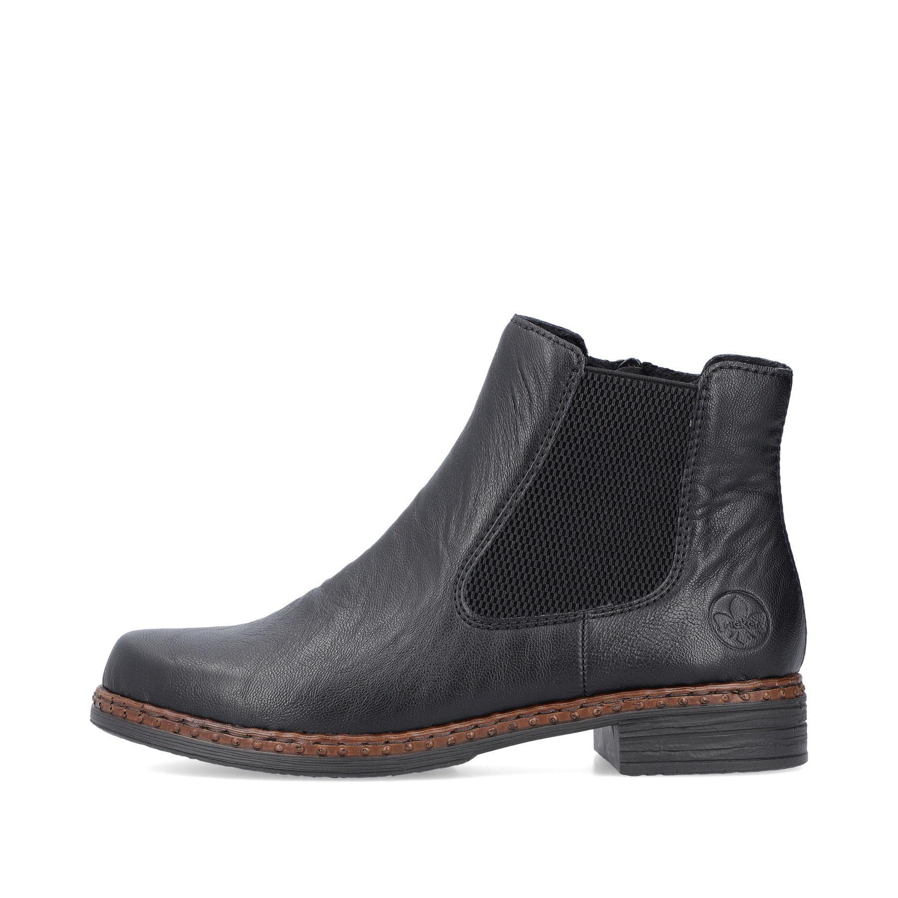 Rieker Damen Chelsea Boots nachtschwarz