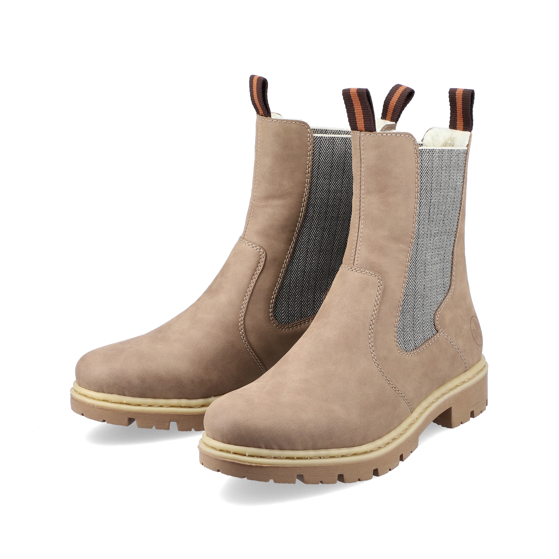 Rieker Damen Chelsea Boots sandbeige