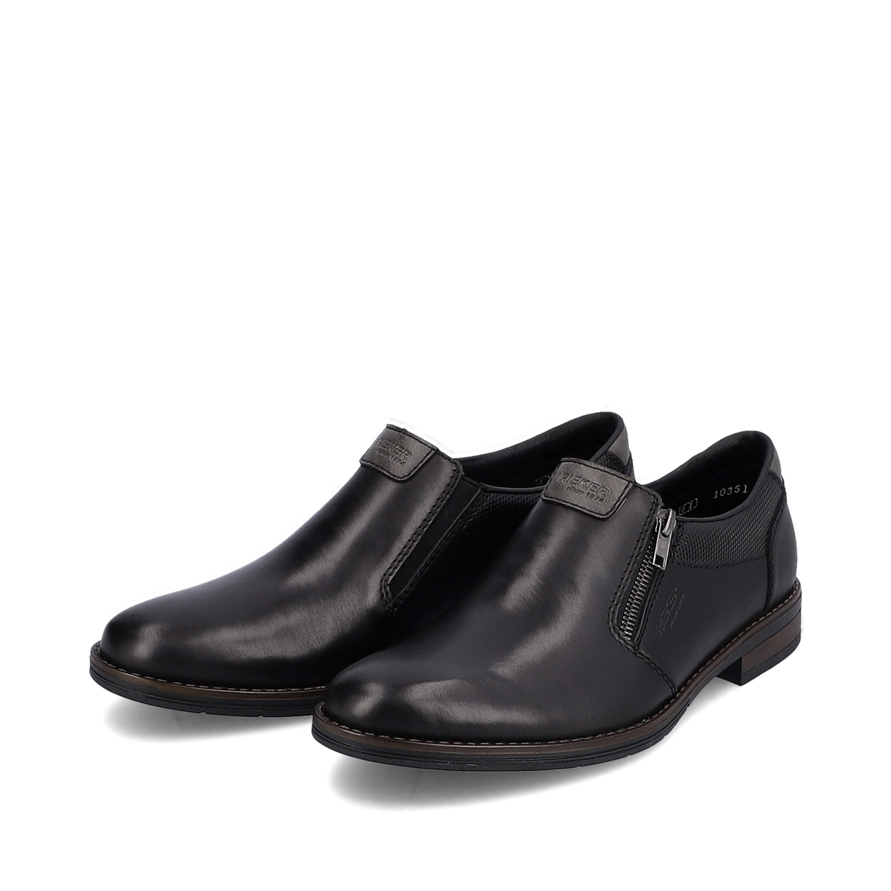Rieker Herren Slipper nachtschwarz