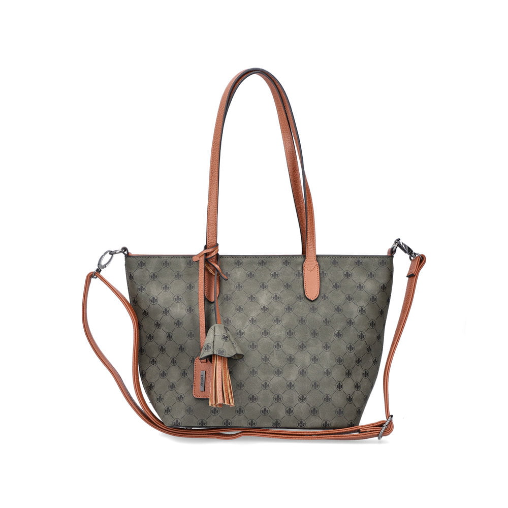 Rieker Damen Shopper olivgrün