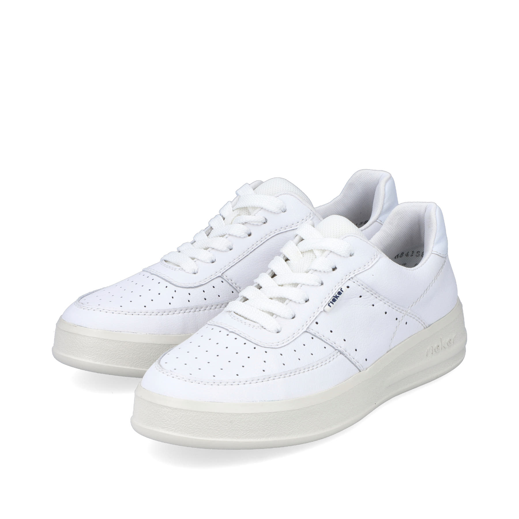 Rieker Damen Sneaker reinweiss
