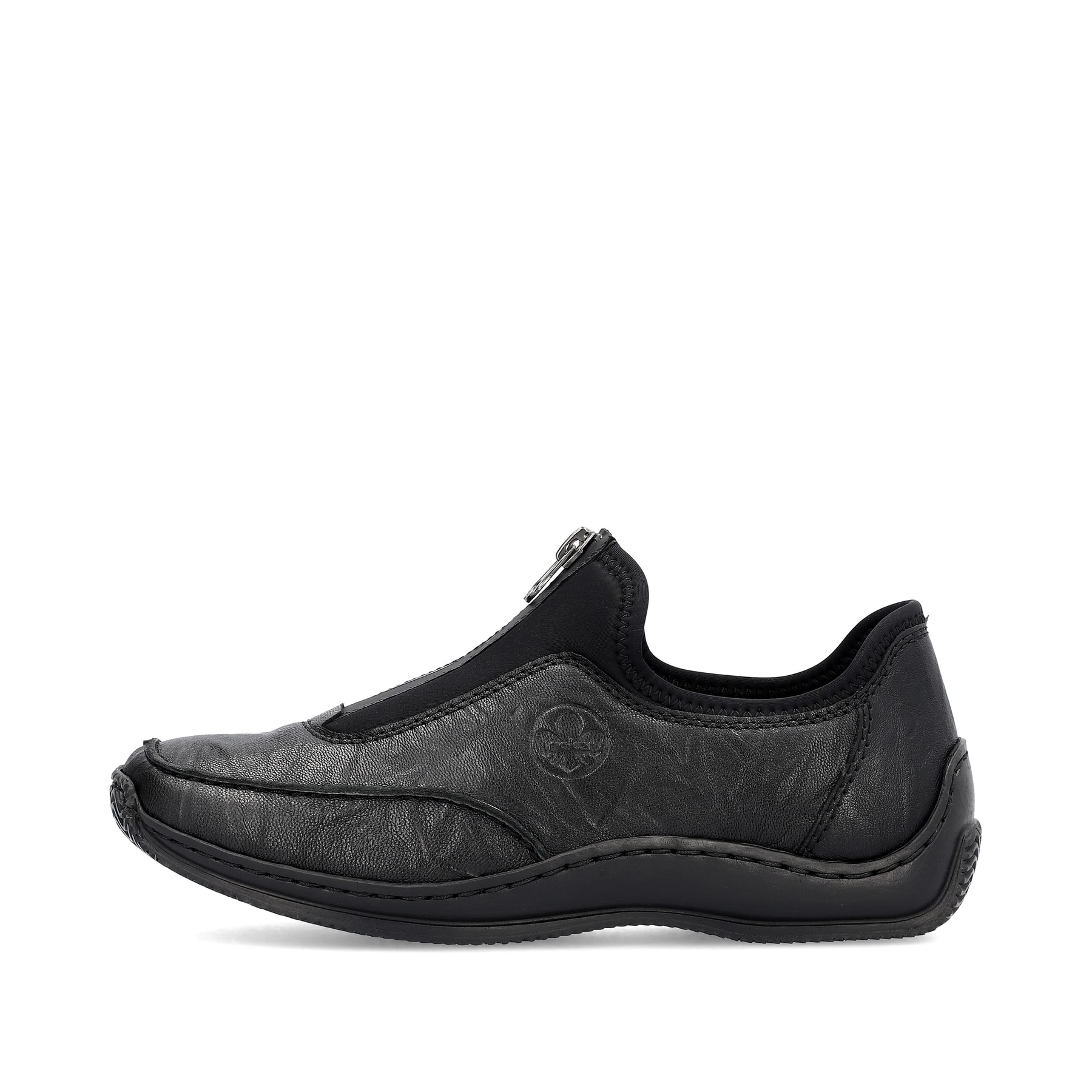 Rieker Damen Slipper mitternachtsschwarz