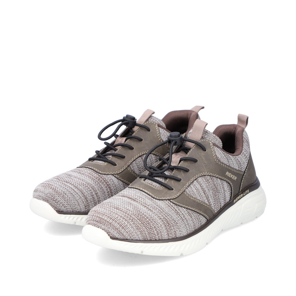 Rieker Herren Slipper silbergrau