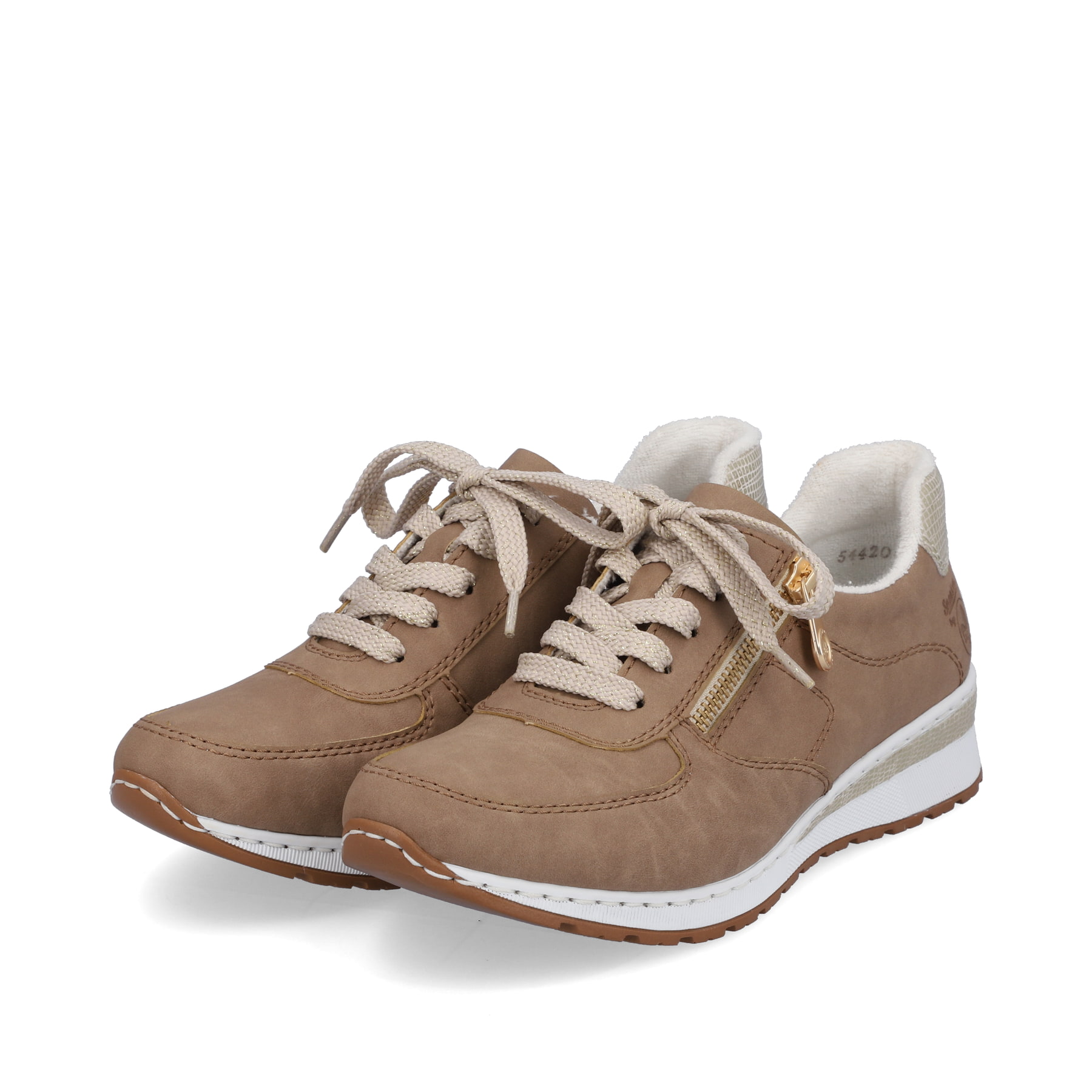 Rieker Damen Sneaker nussbraun