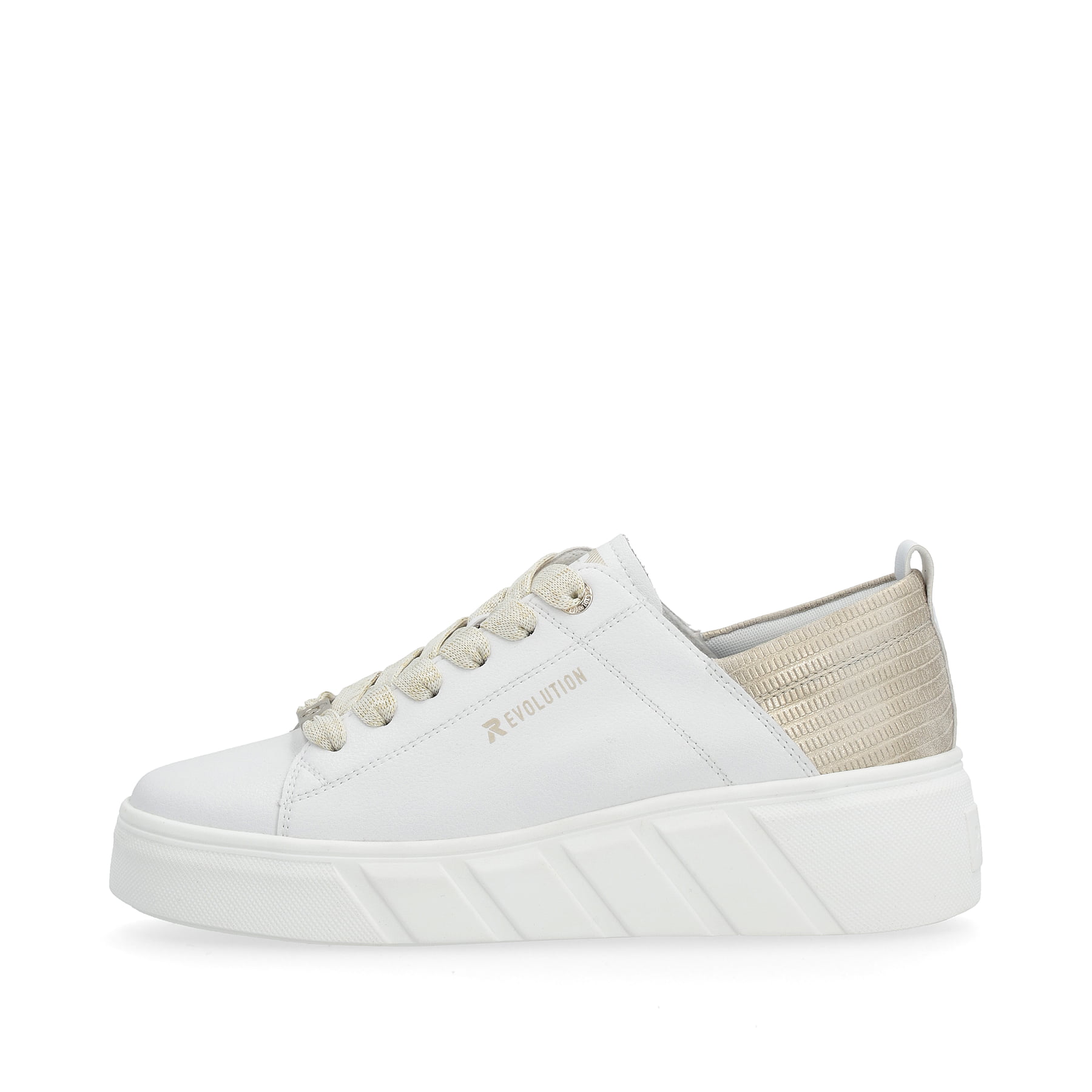 Rieker EVOLUTION Damen Sneaker diamond-white champagne