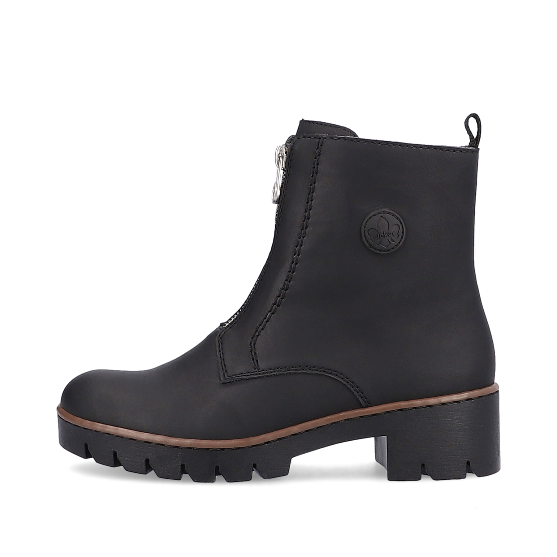 Rieker Damen Kurzstiefel tiefschwarz
