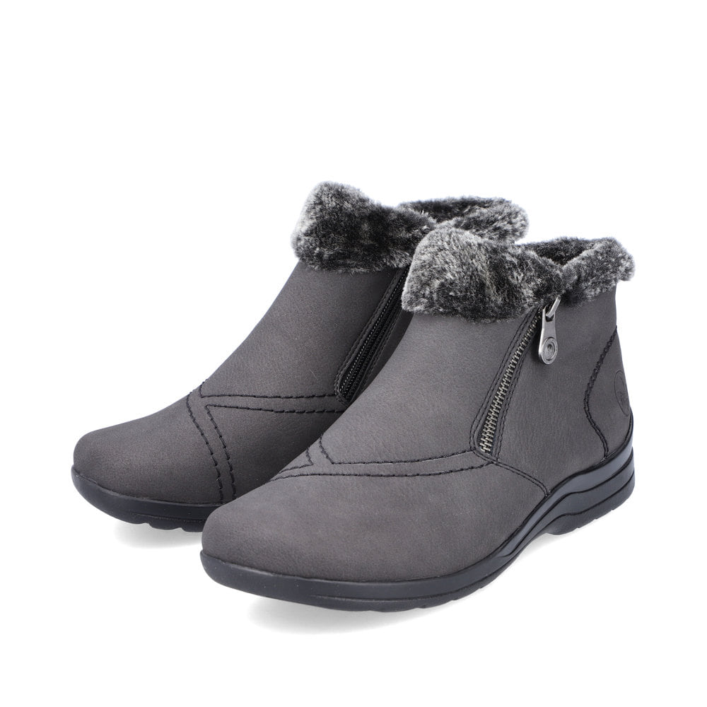 Rieker Damen Kurzstiefel anthrazit