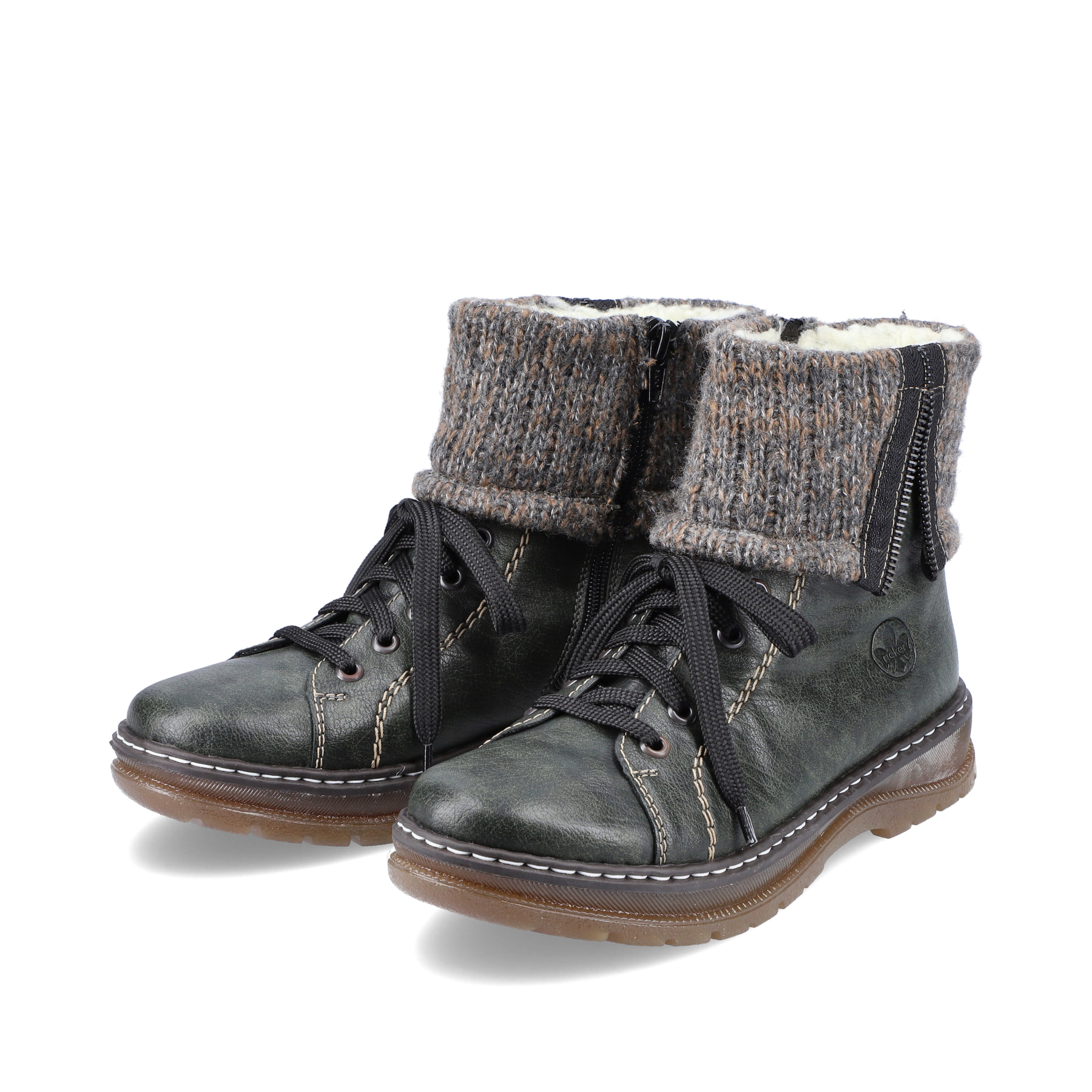 Rieker Damen Kurzstiefel moosgrün