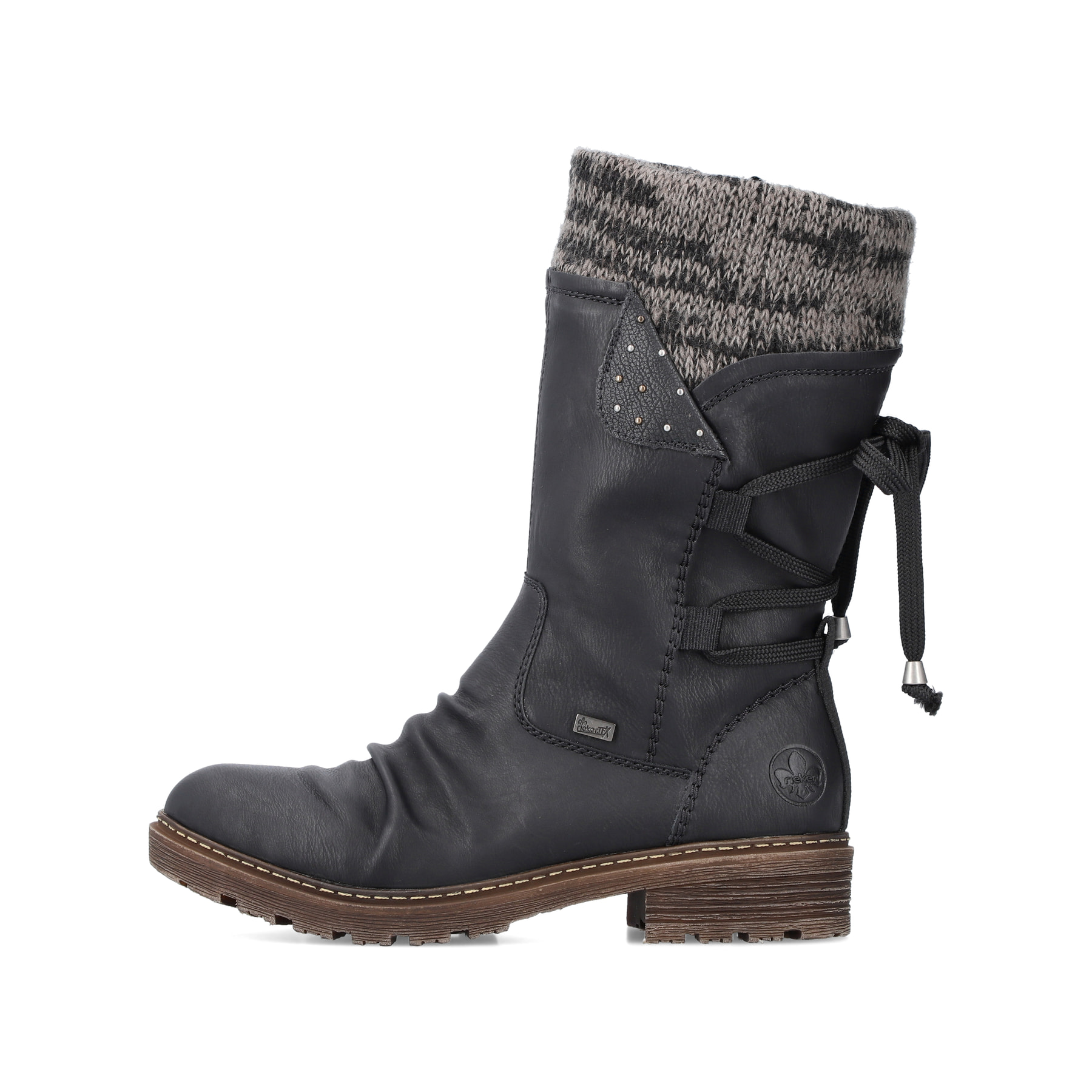 Rieker Damen Kurzstiefel tiefschwarz