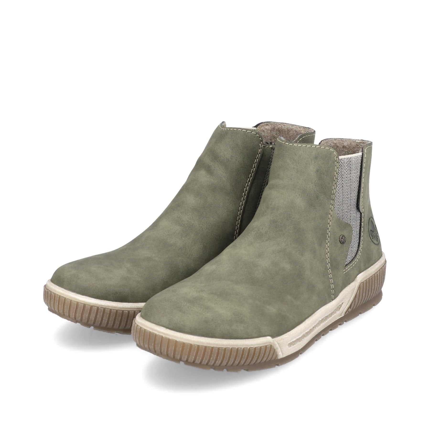 Rieker Damen Chelsea Boots khaki