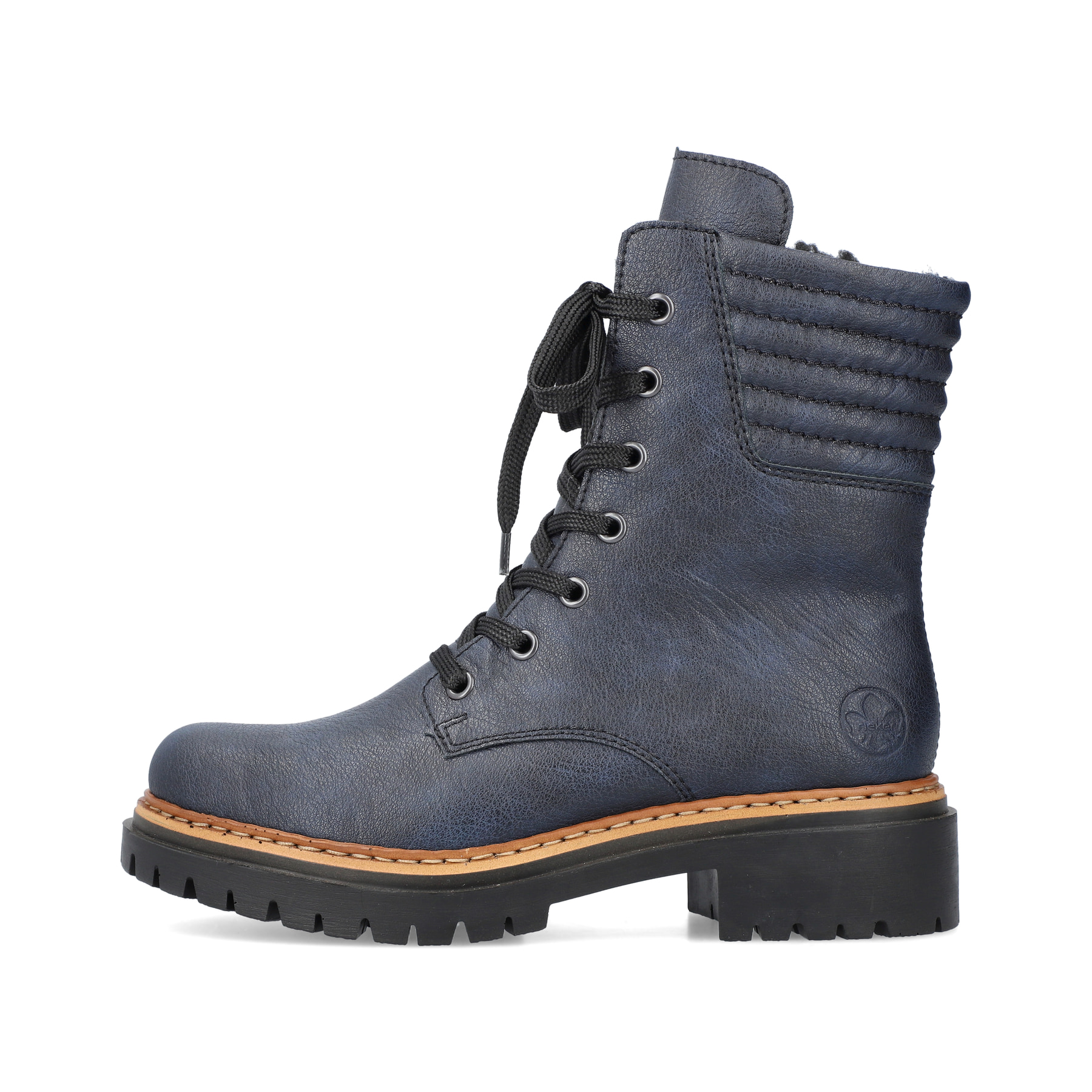 Rieker Damen Biker Boots pazifikblau