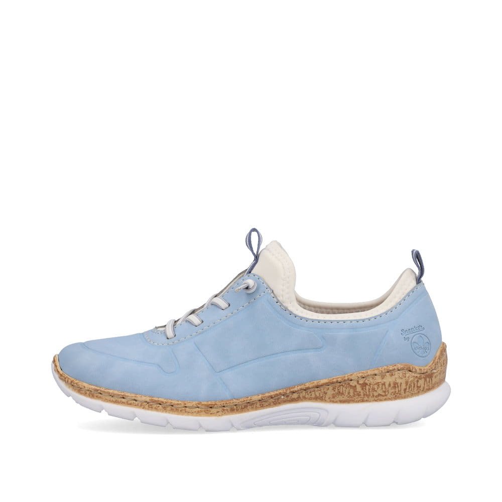 Rieker Damen Slipper himmelblau