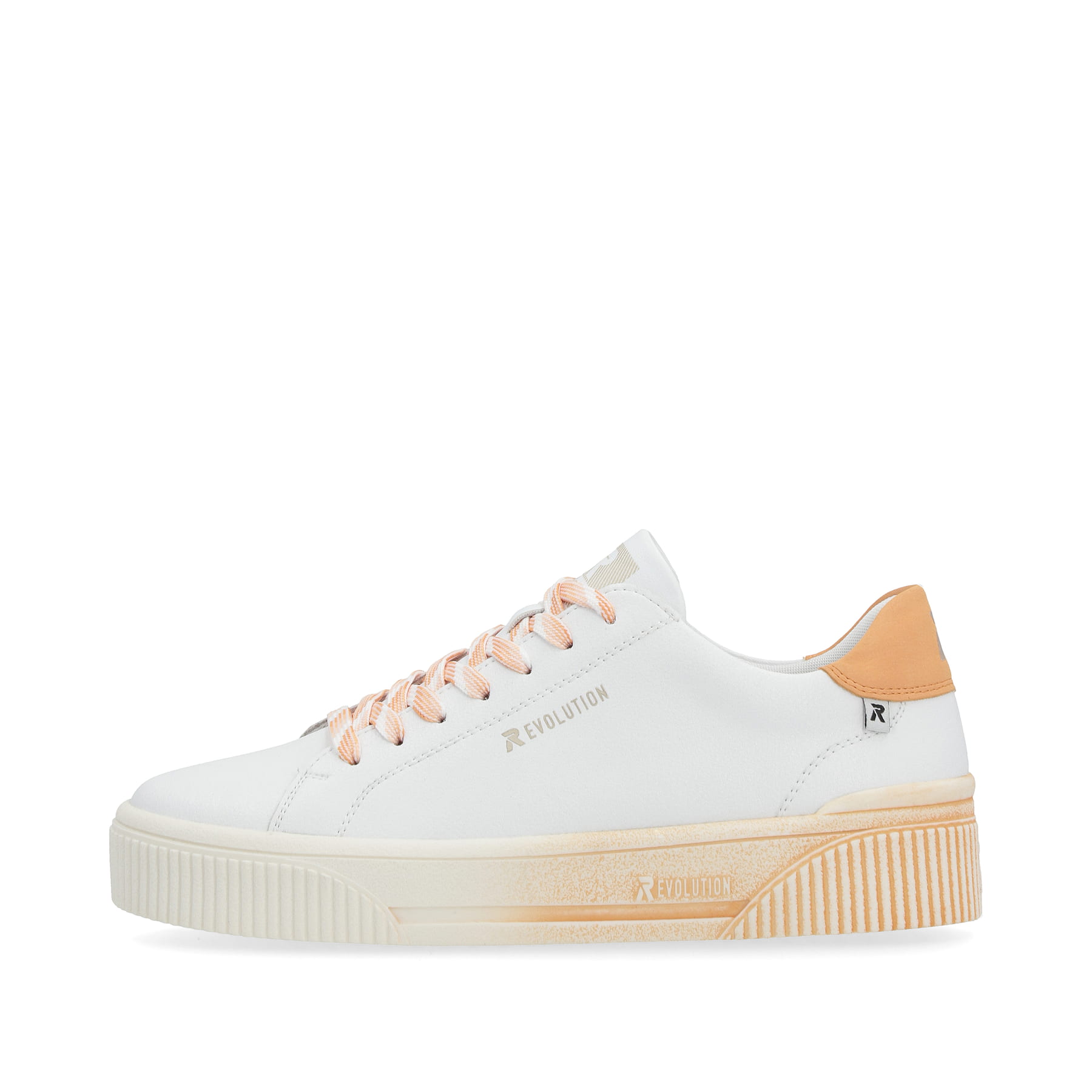 Rieker EVOLUTION Damen Sneaker crystal-white apricot