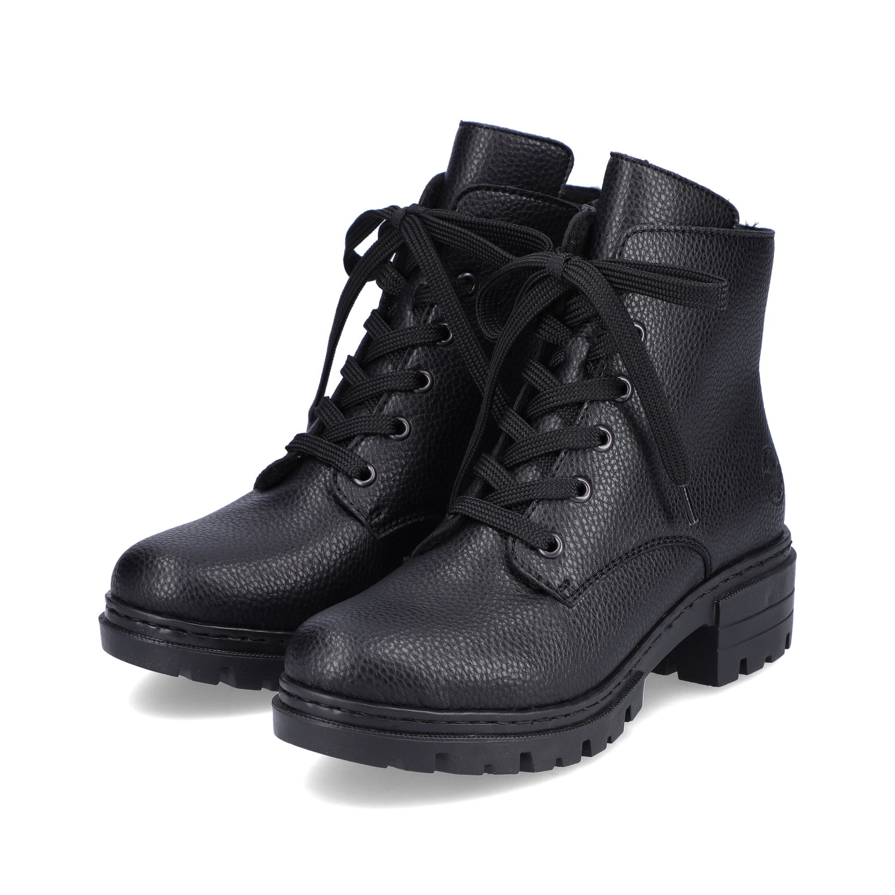 Rieker Damen Biker Boots nachtschwarz