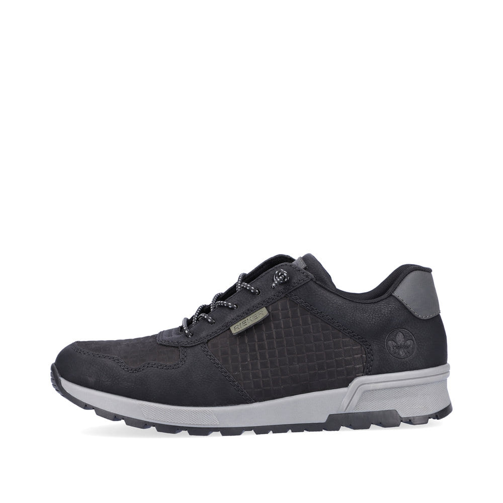 Rieker Herren Slipper tiefschwarz