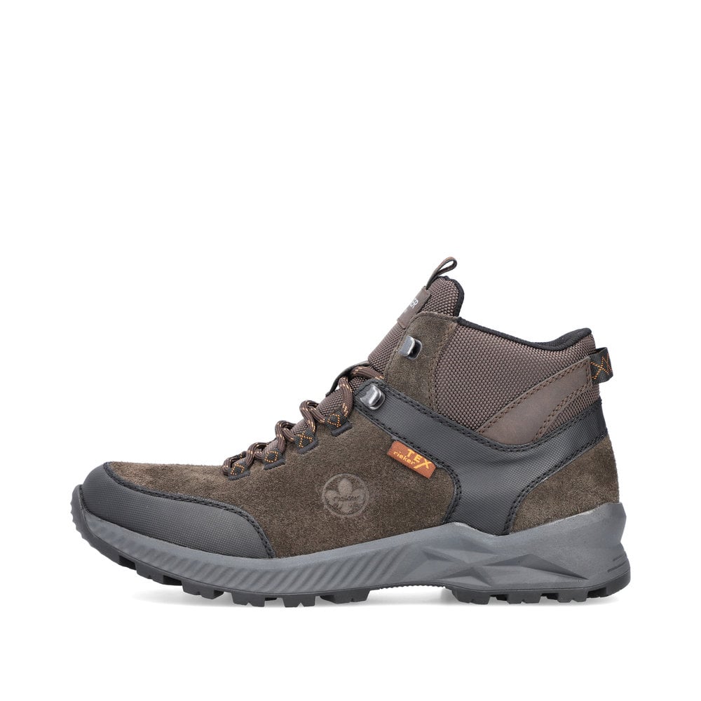 Rieker Herren Schnürstiefel kaffeebraun