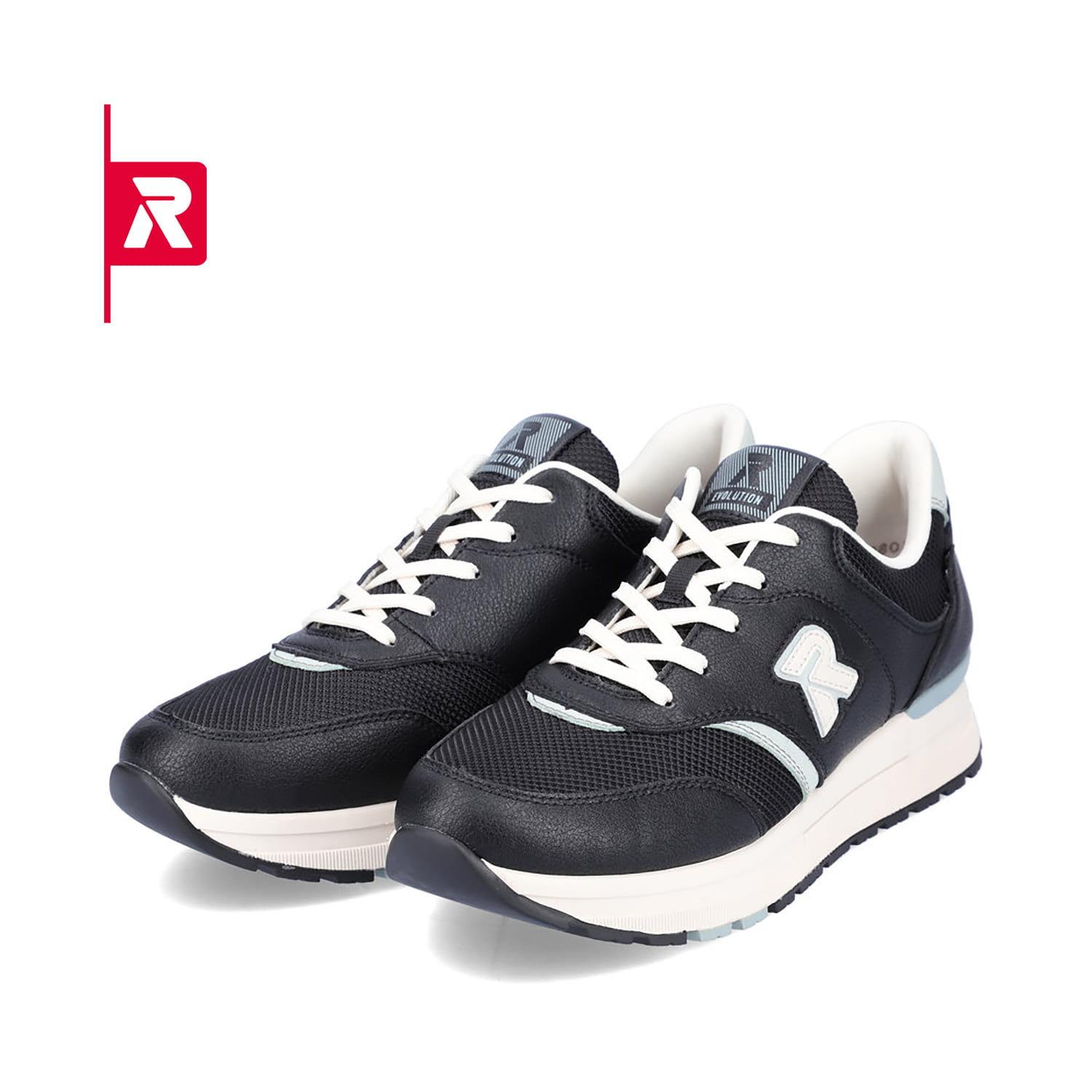 Rieker EVOLUTION Damen Sneaker carbon ice-blue