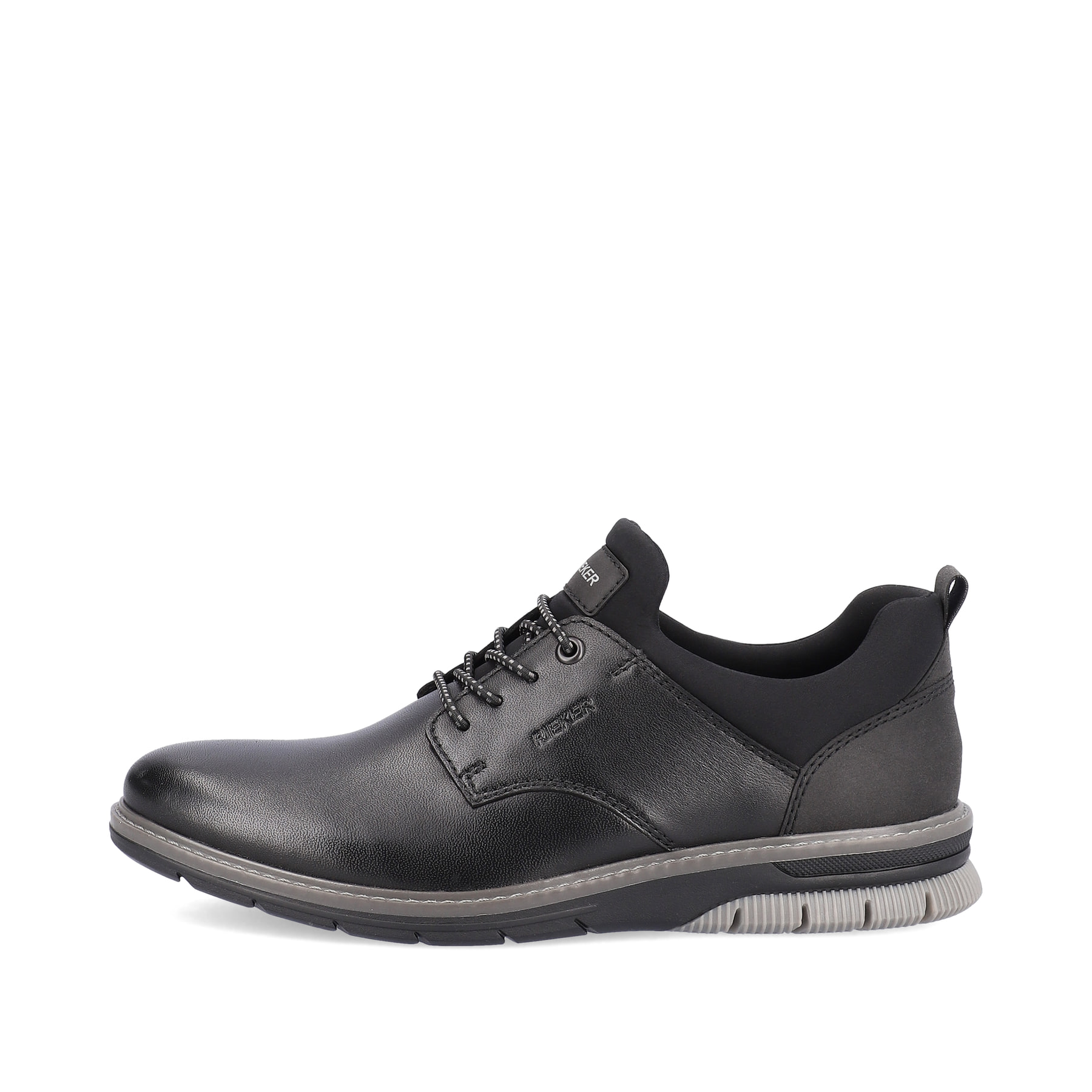 Rieker Herren Slipper tiefschwarz