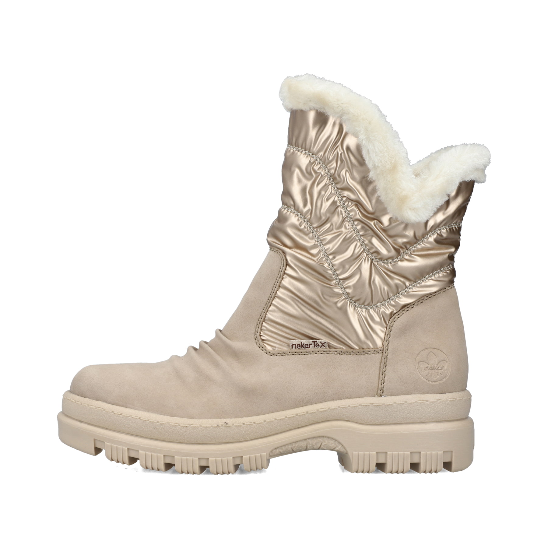 Rieker Damen Kurzstiefel champagner