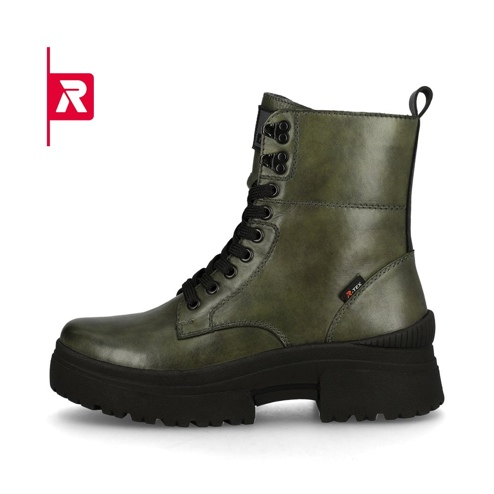 Rieker EVOLUTION Damen Stiefel army-green black