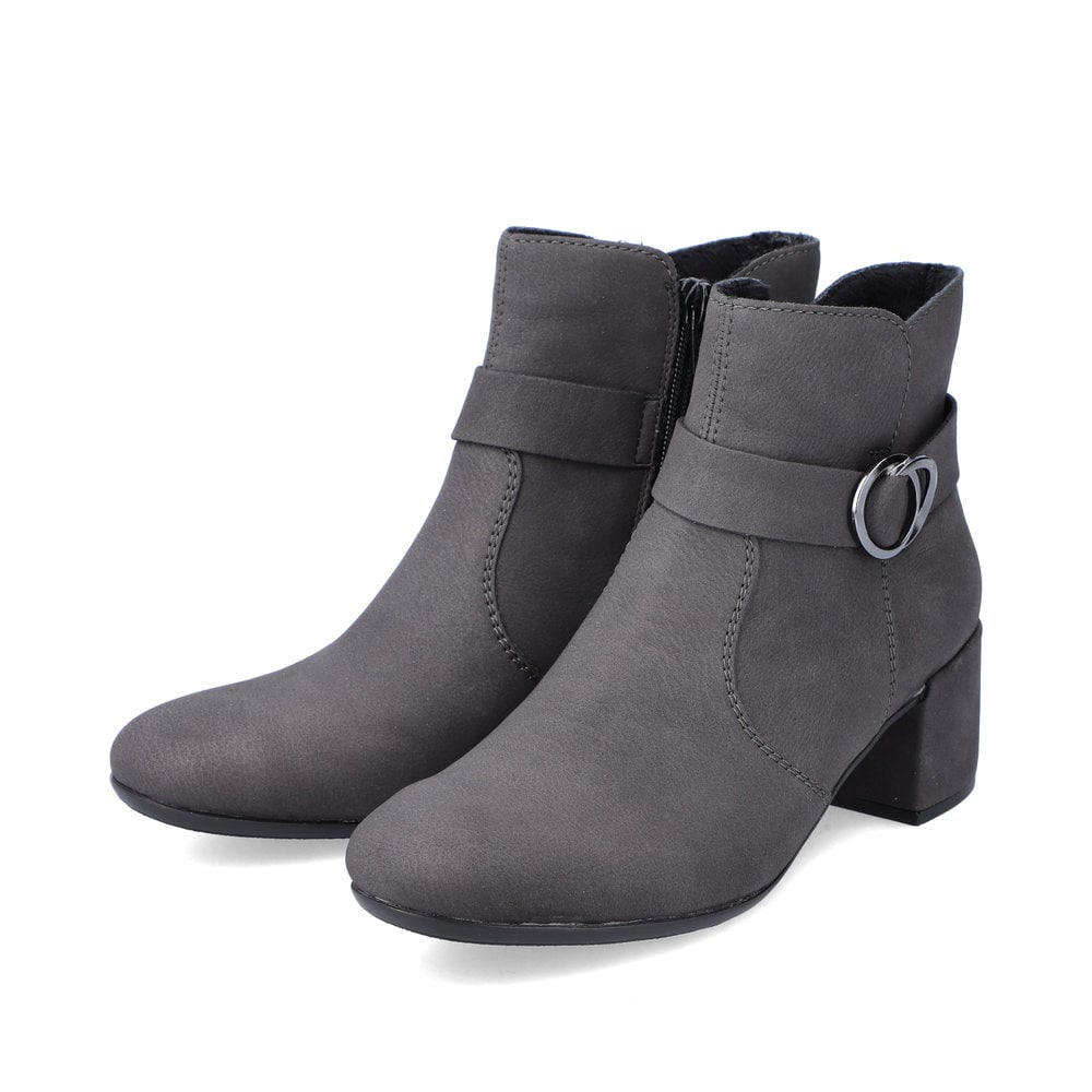 Rieker Damen Stiefeletten anthrazit