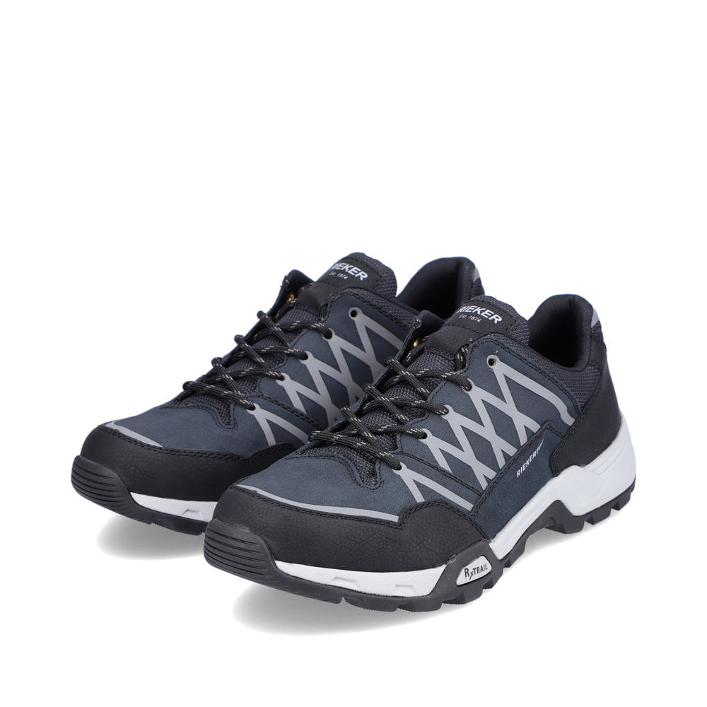 Rieker Herren Schnürschuhe königsblau
