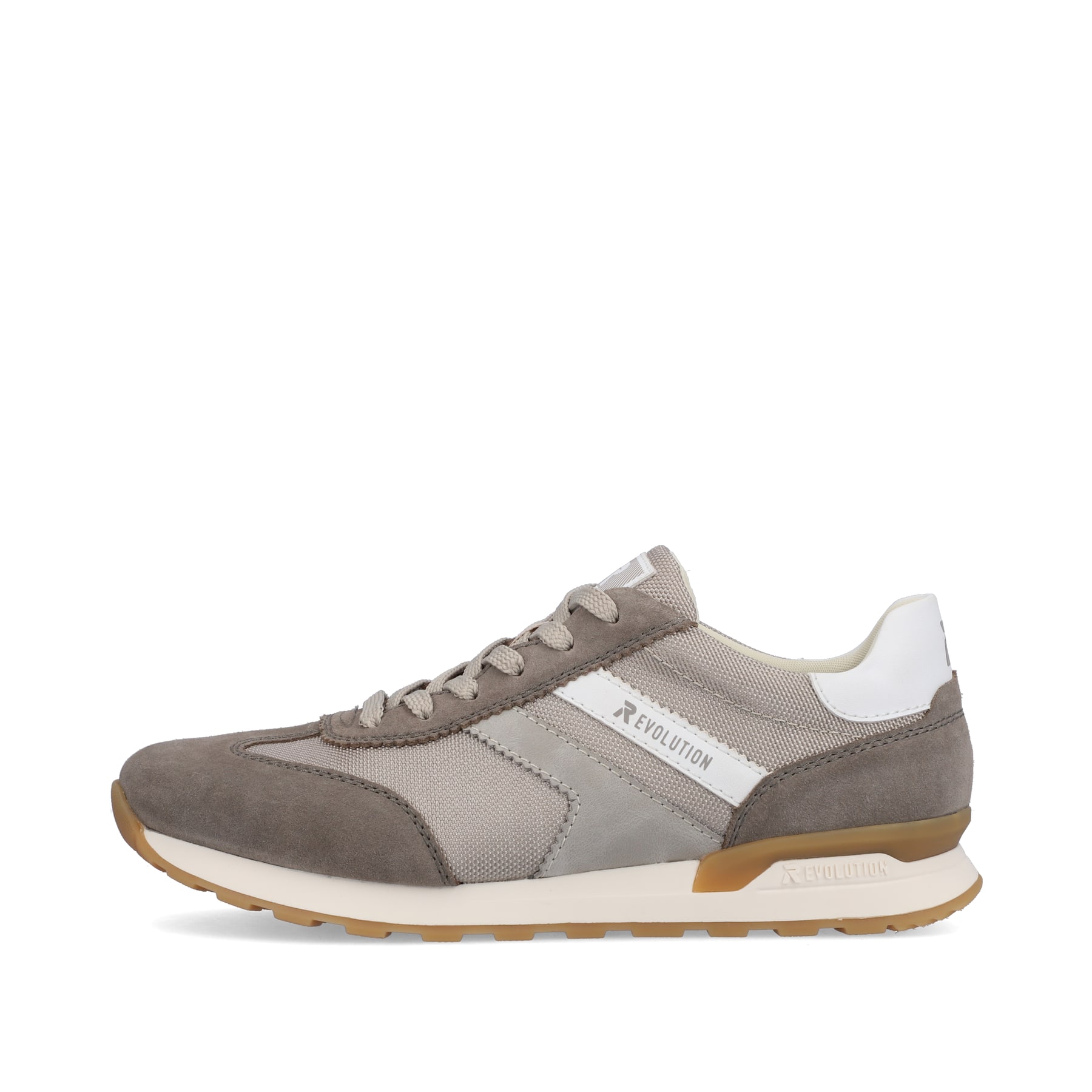 Rieker EVOLUTION Herren Sneaker shadow-grey clay-beige