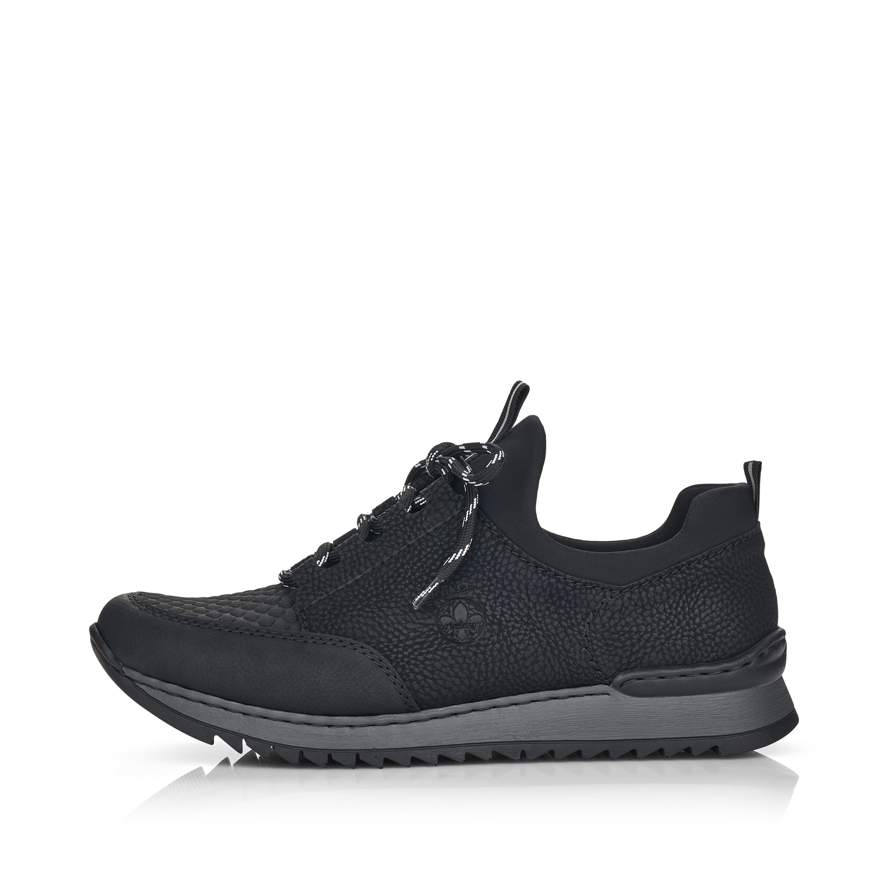 Rieker Damen Slipper tiefschwarz