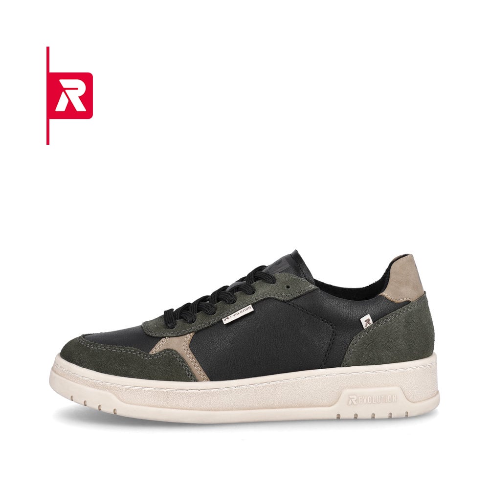 Rieker EVOLUTION Herren Sneaker steel-black forest-green