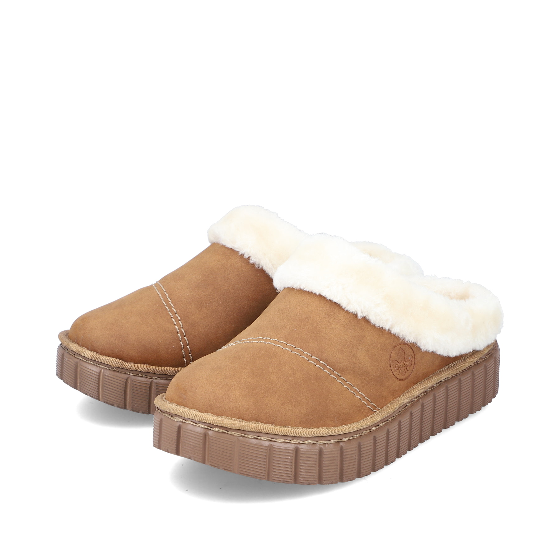 Rieker Damen Clogs karamellbraun