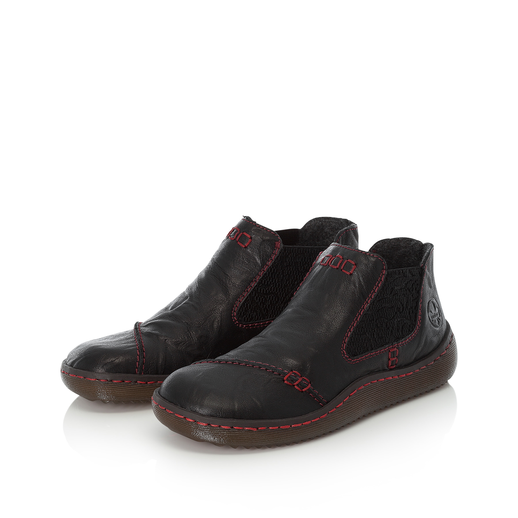 Rieker Damen Chelsea Boots tiefschwarz
