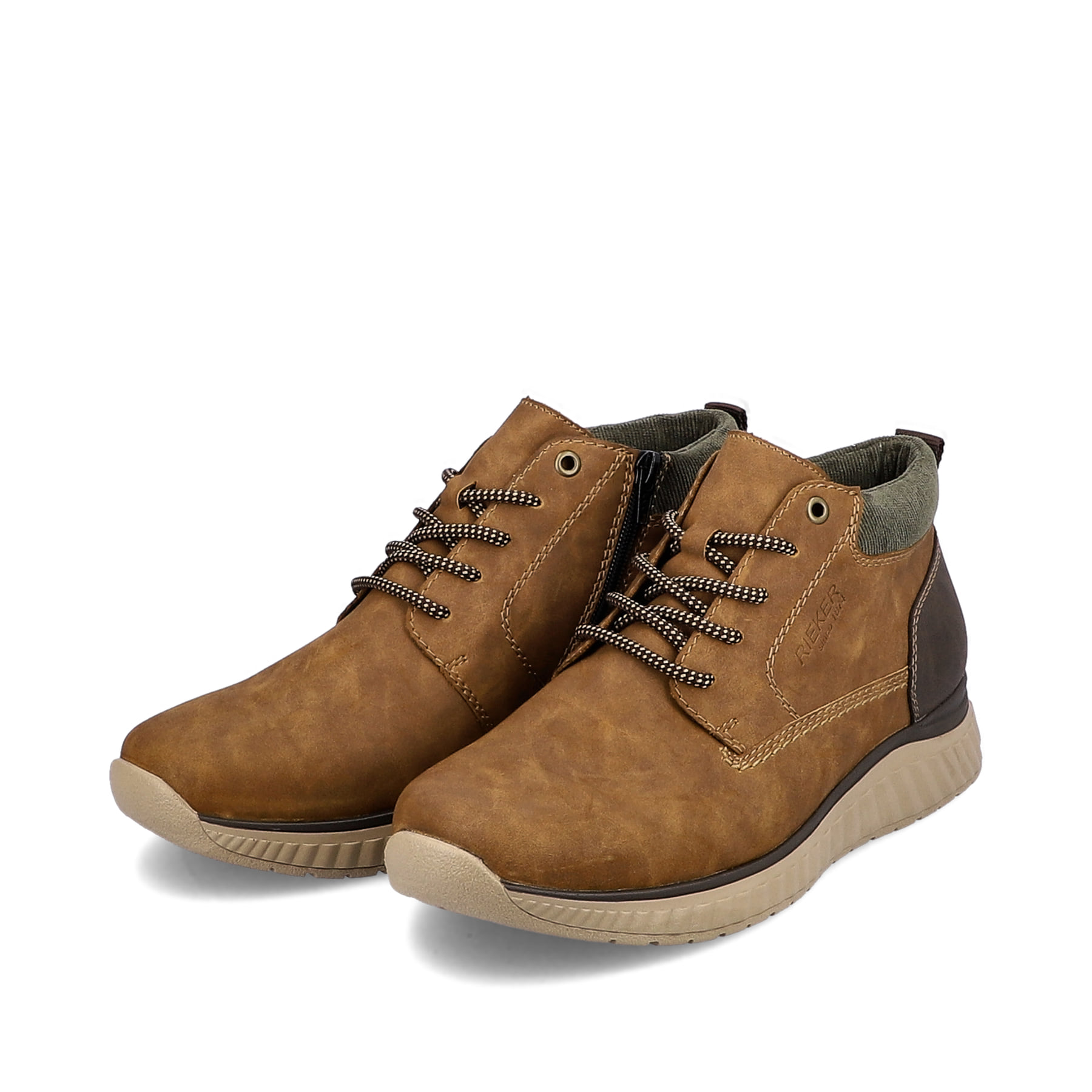 Rieker Herren Schnürstiefel kaffeebraun