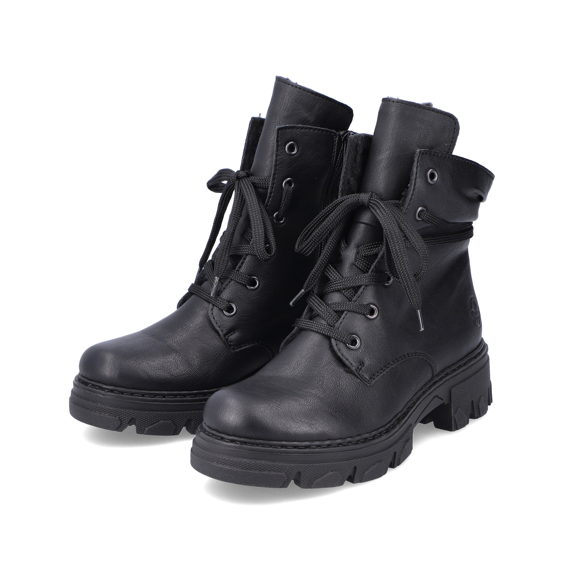 Rieker Damen Biker Boots nachtschwarz