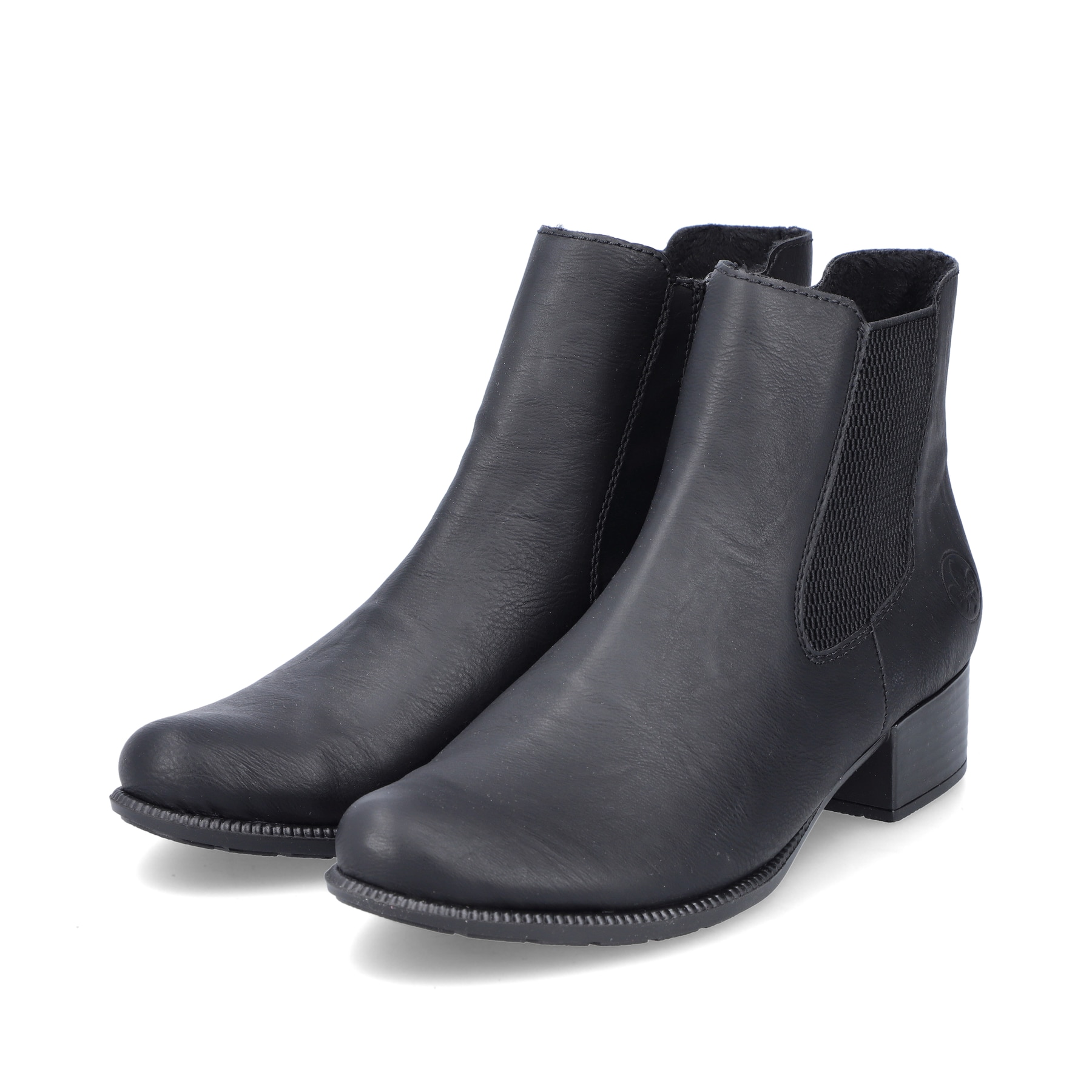Rieker Damen Chelsea Boots mitternachtsschwarz