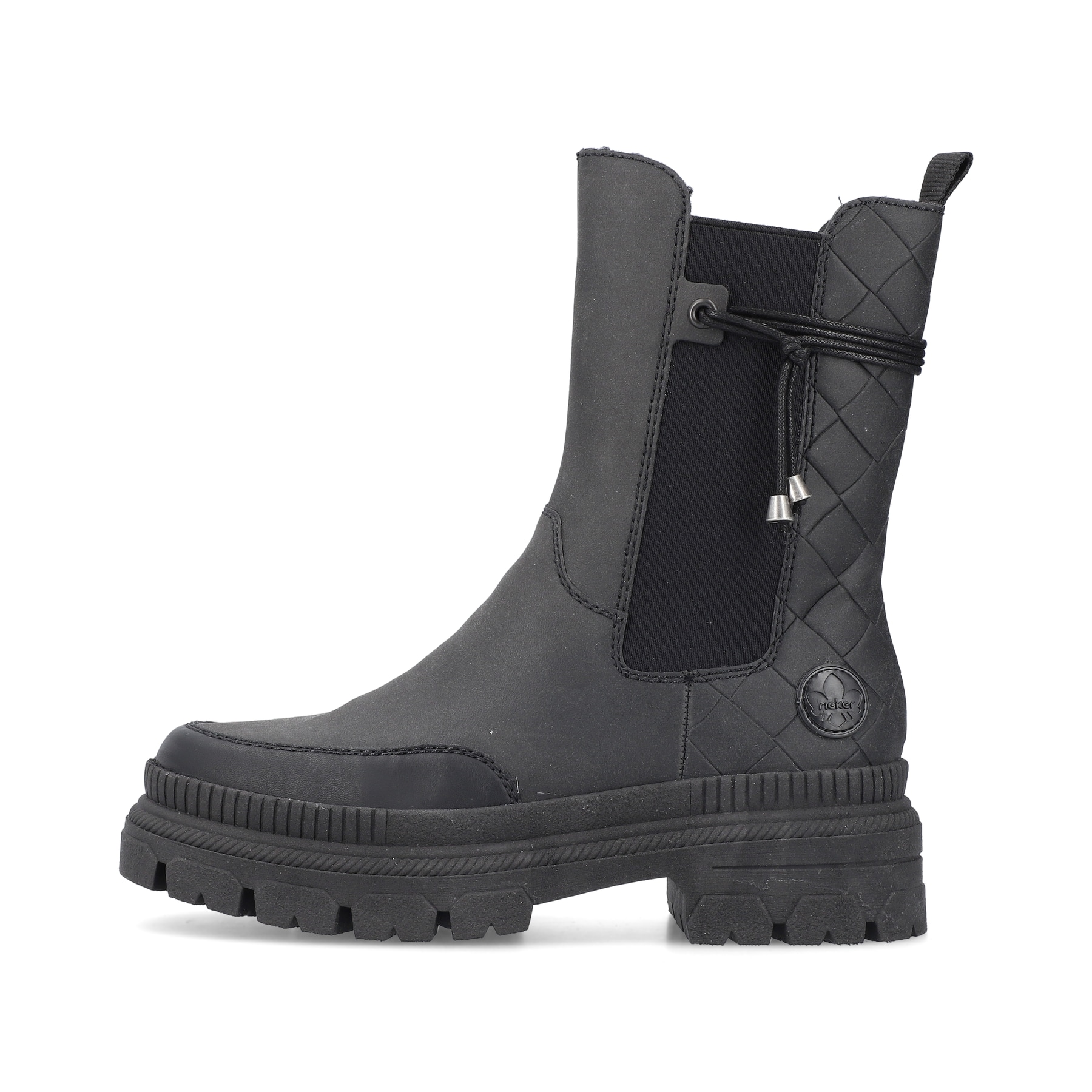 Rieker Damen Chelsea Boots nachtschwarz