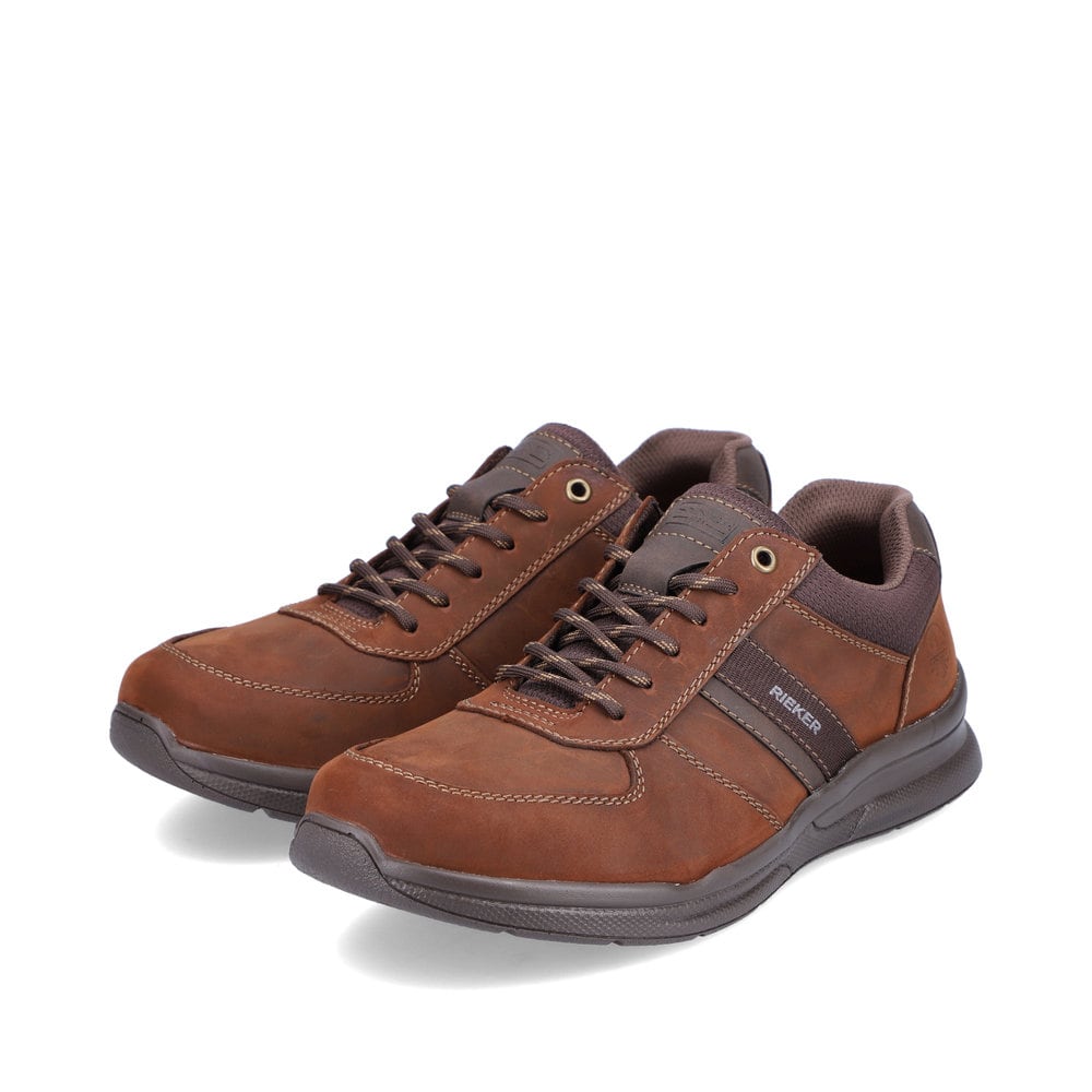 Rieker Herren Schnürschuhe karamellbraun