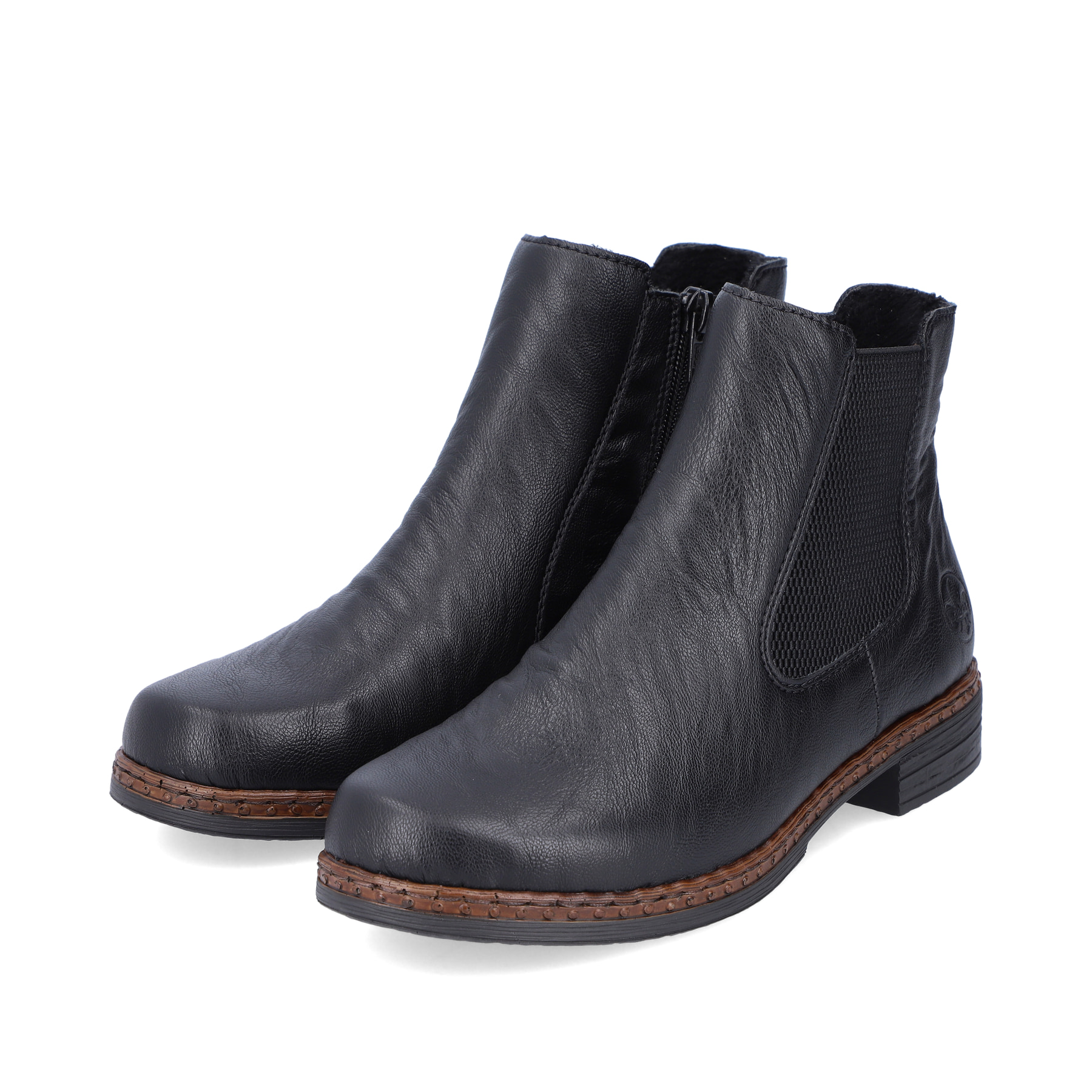 Rieker Damen Chelsea Boots nachtschwarz