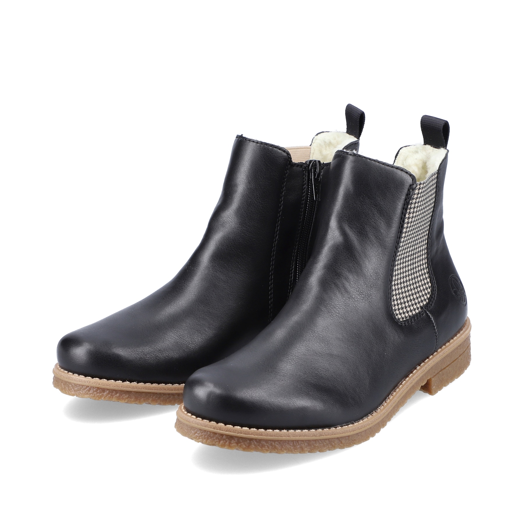 Rieker Damen Chelsea Boots tiefschwarz