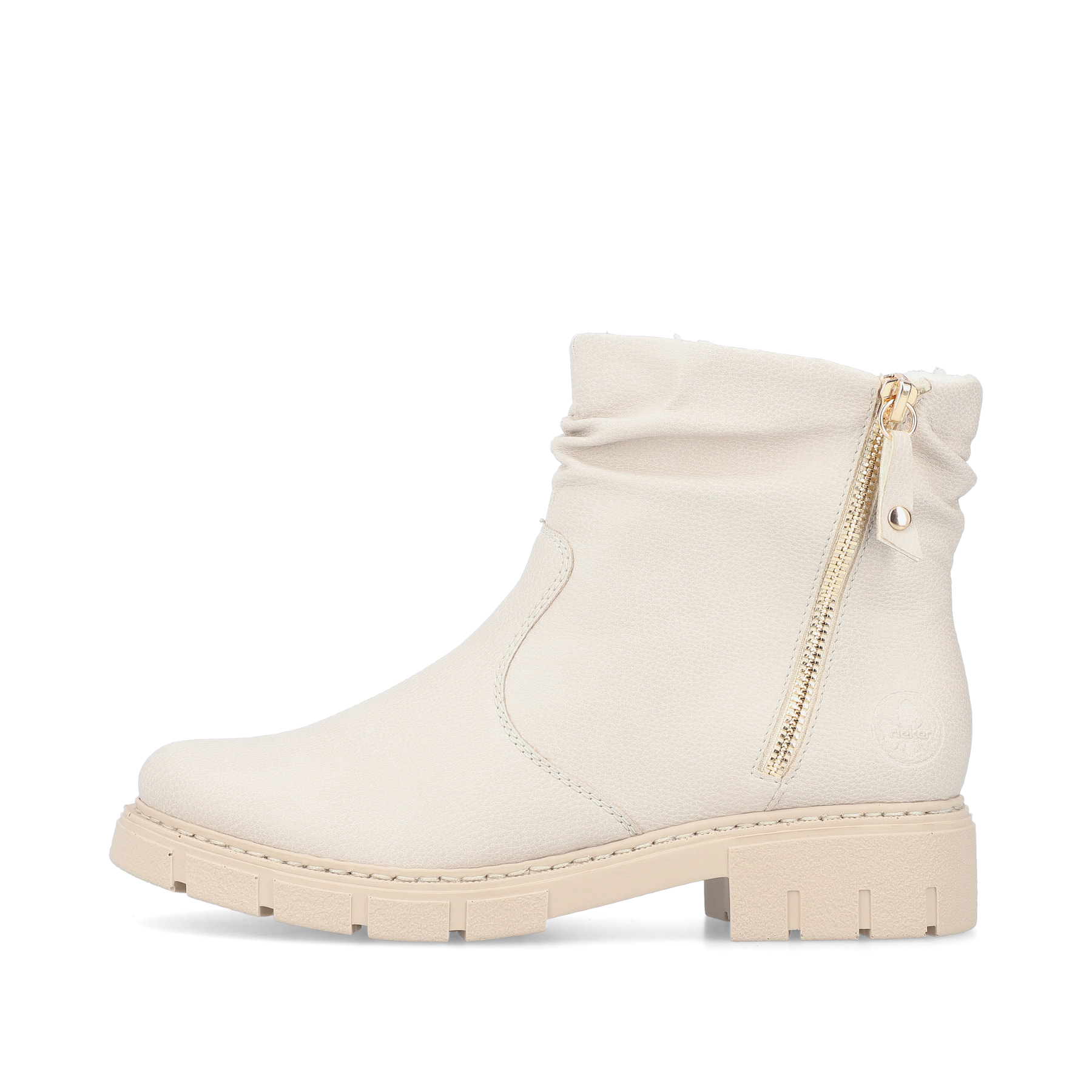 Rieker Damen Kurzstiefel hellbeige