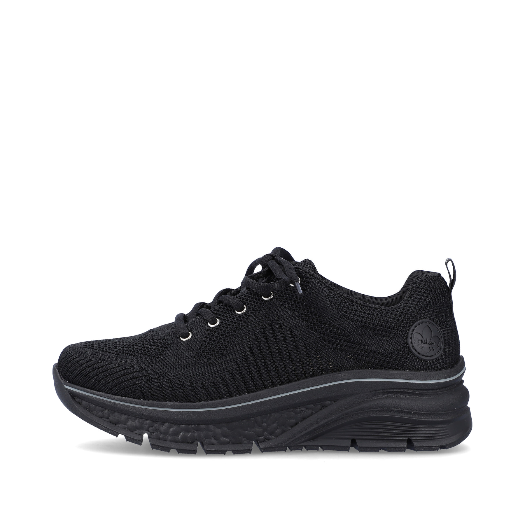 Rieker Damen Sneaker tiefschwarz