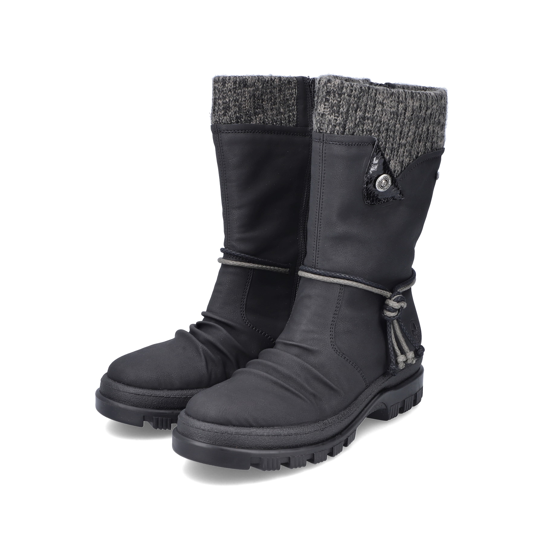 Rieker Damen Kurzstiefel nachtschwarz