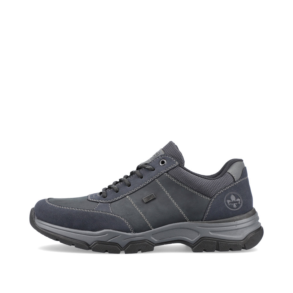 Rieker Herren Schnürschuhe blaugrau