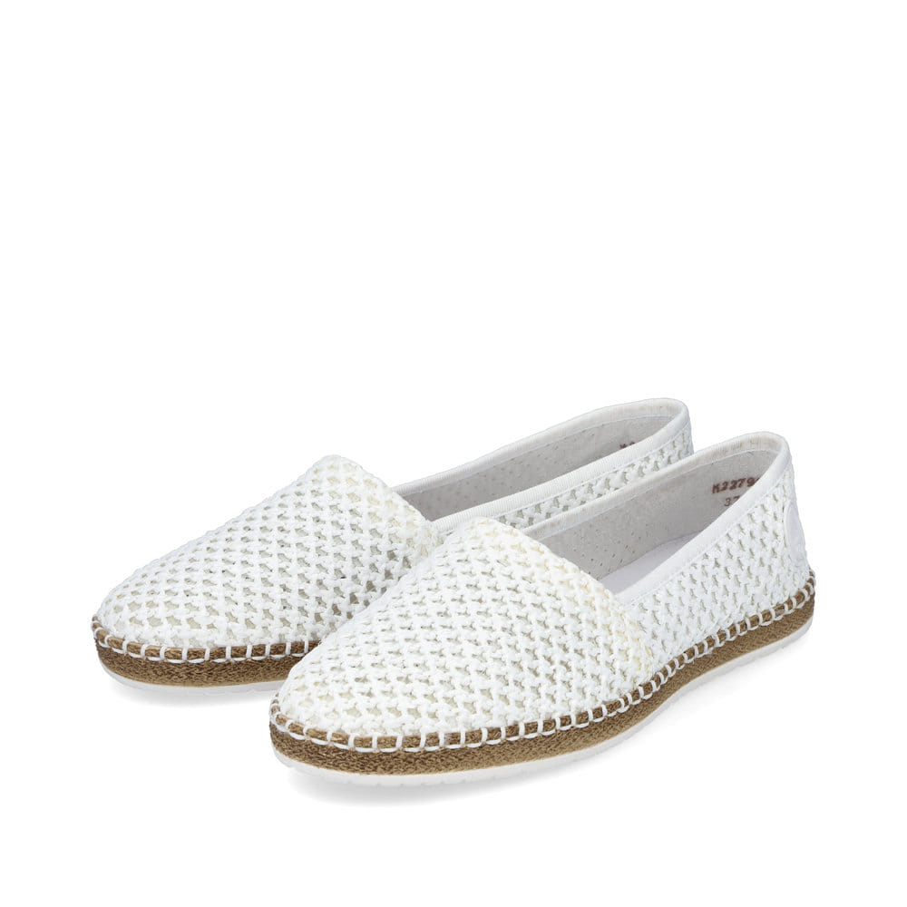 Rieker Damen Ballerinas altweiß