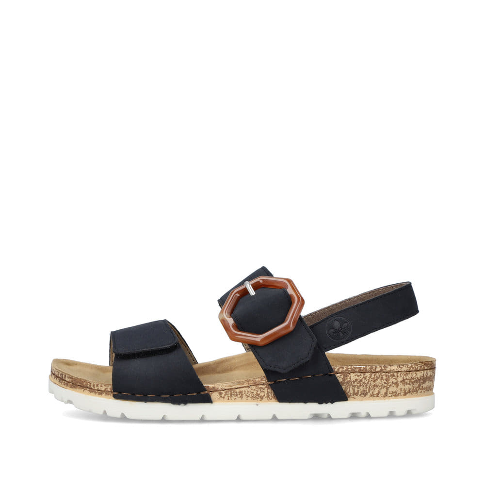 Rieker Damen Riemchensandalen marineblau