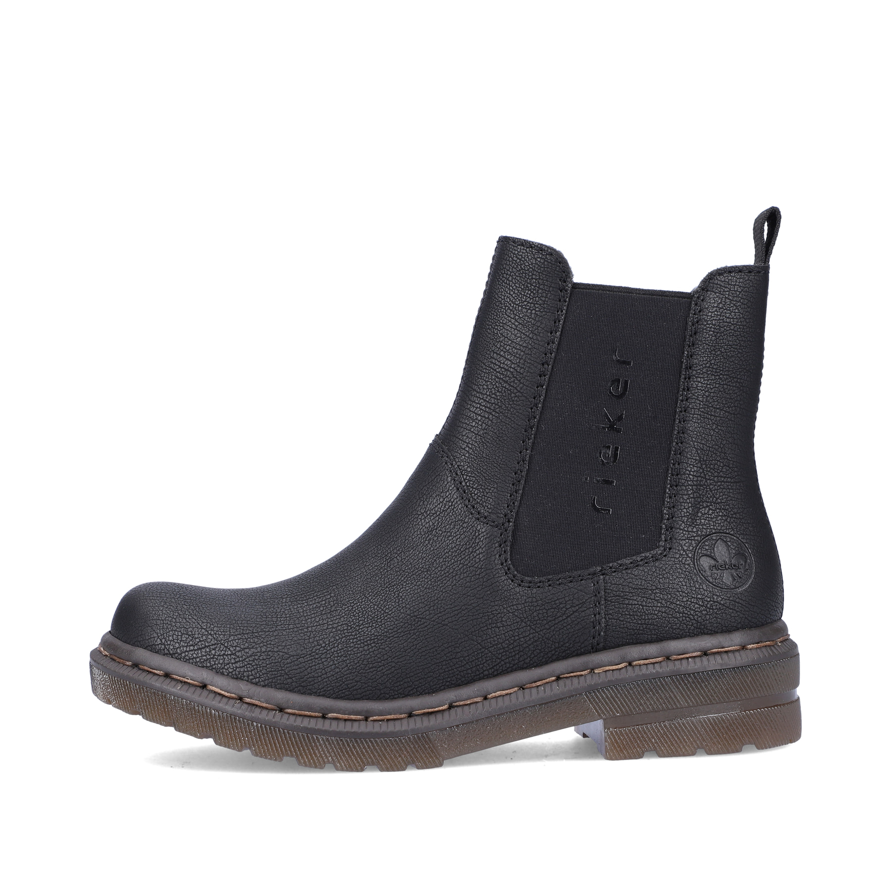 Rieker Damen Chelsea Boots asphaltschwarz