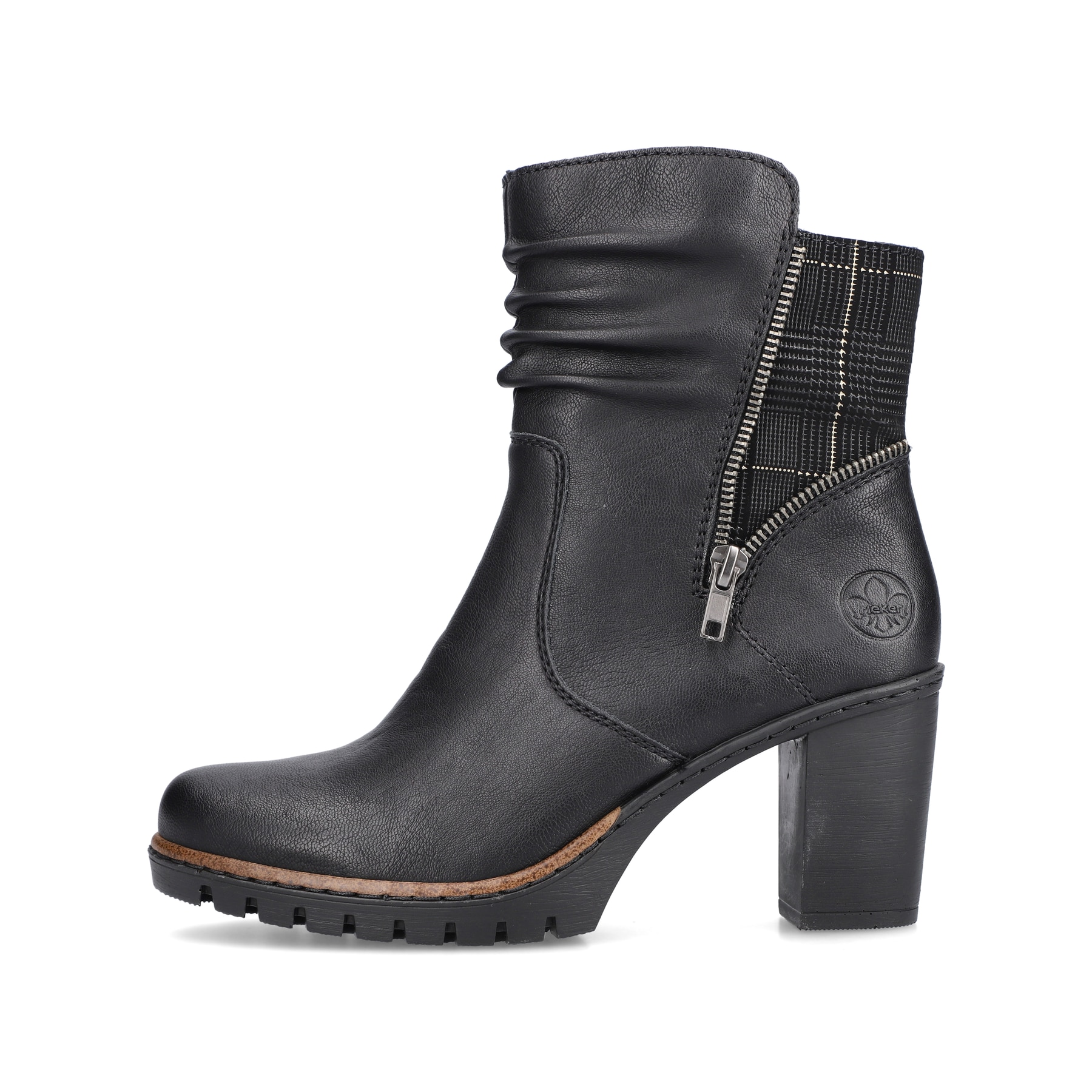 Rieker Damen Stiefeletten tiefschwarz