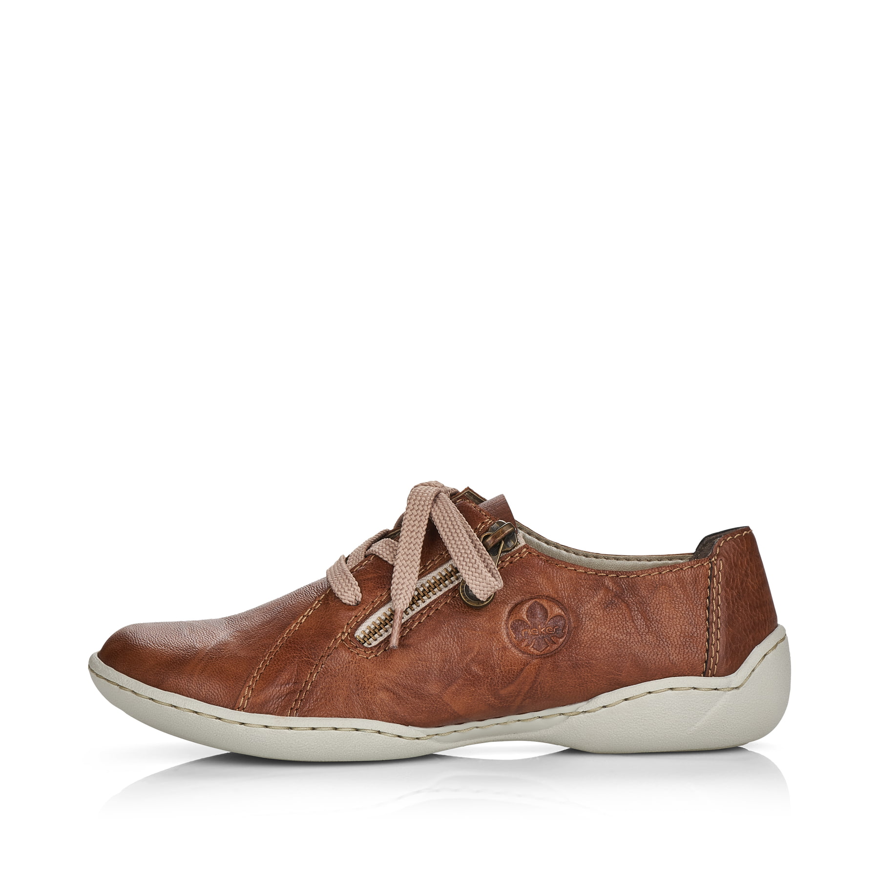 Rieker Damen Schnürschuhe kastanienbraun