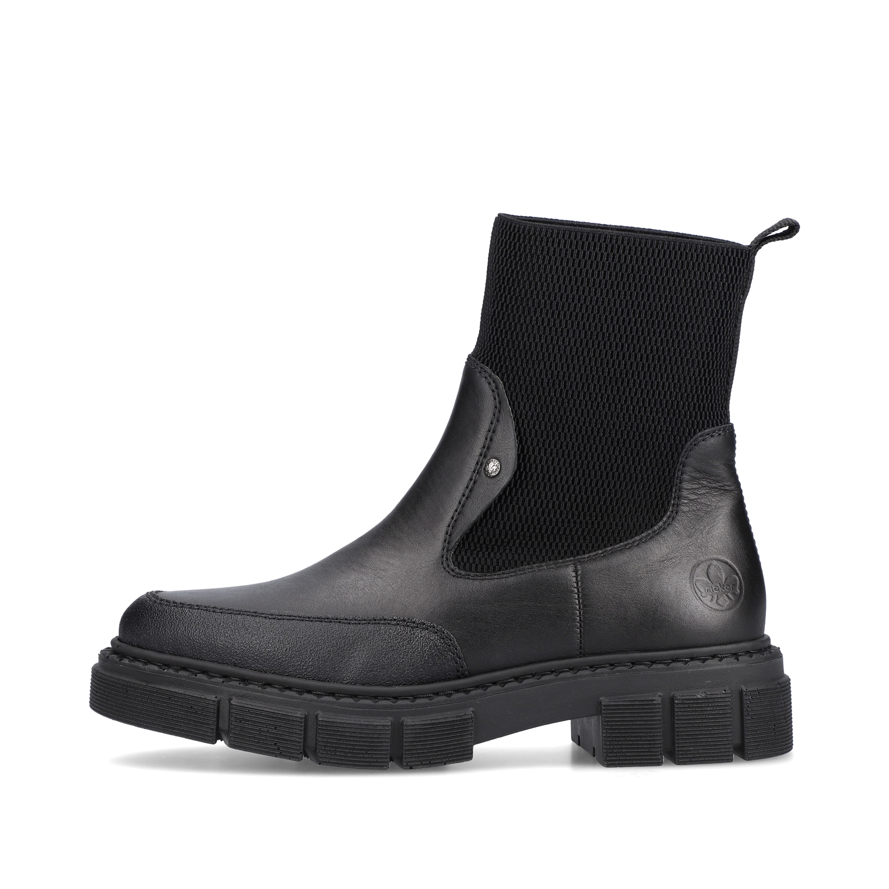 Rieker Damen Chelsea Boots tiefschwarz