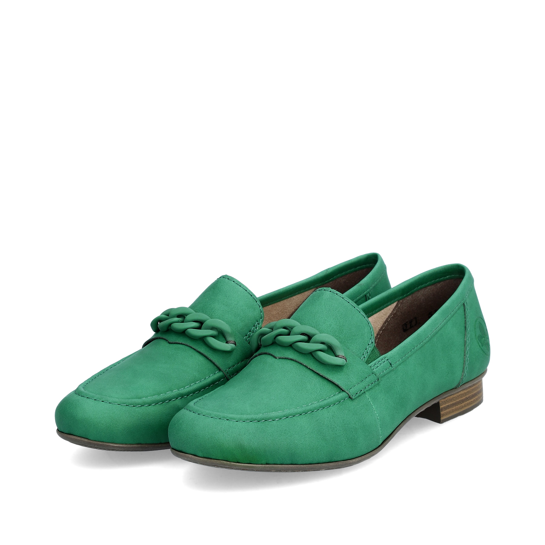 Rieker Damen Loafers grasgrün