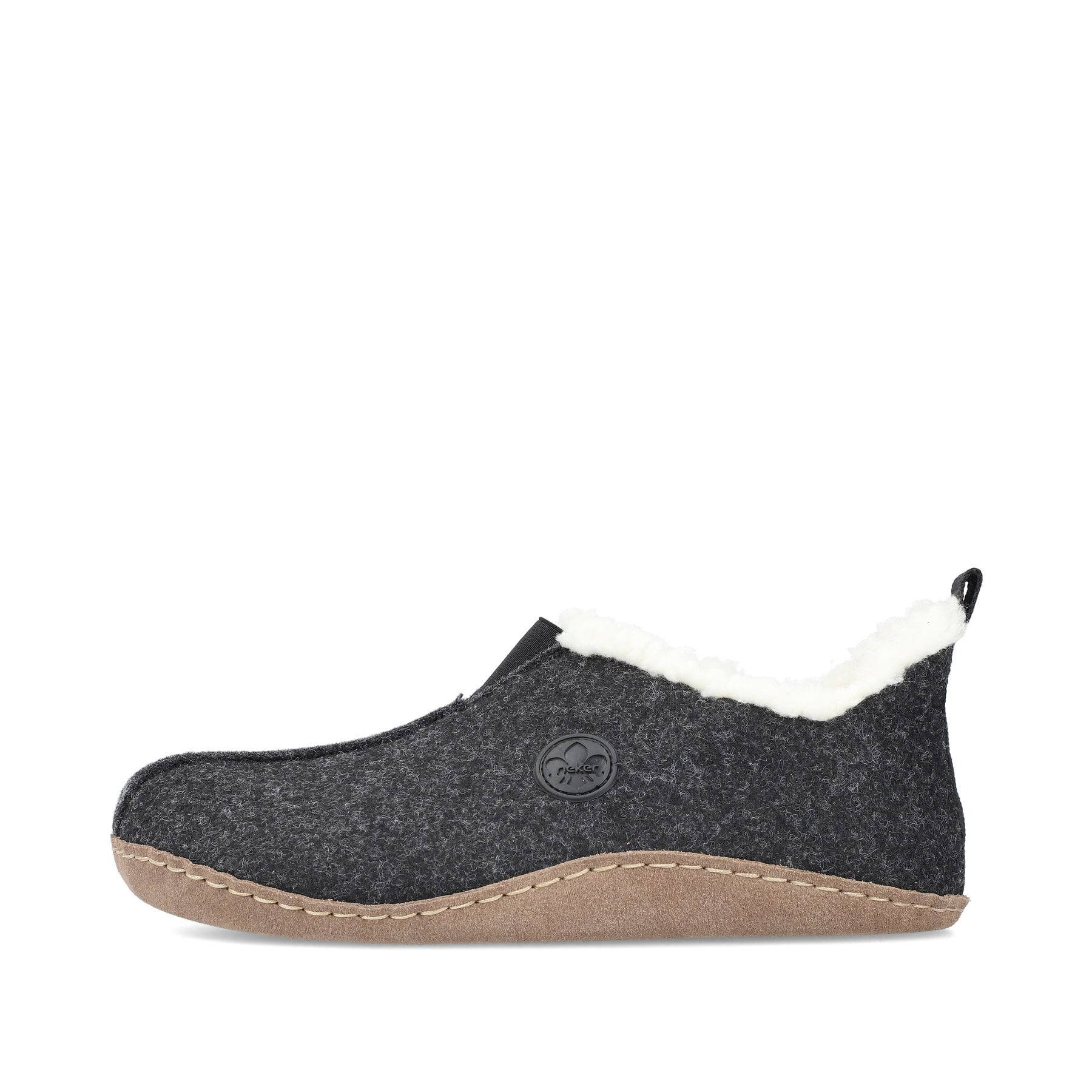 Rieker Damen Clogs asphaltschwarz
